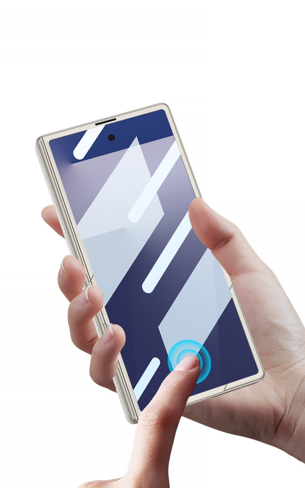 Compatible Samsung Z Fold7 phone case with magnetic hinge, pen slot, pen cover, full-coverage drop protection.