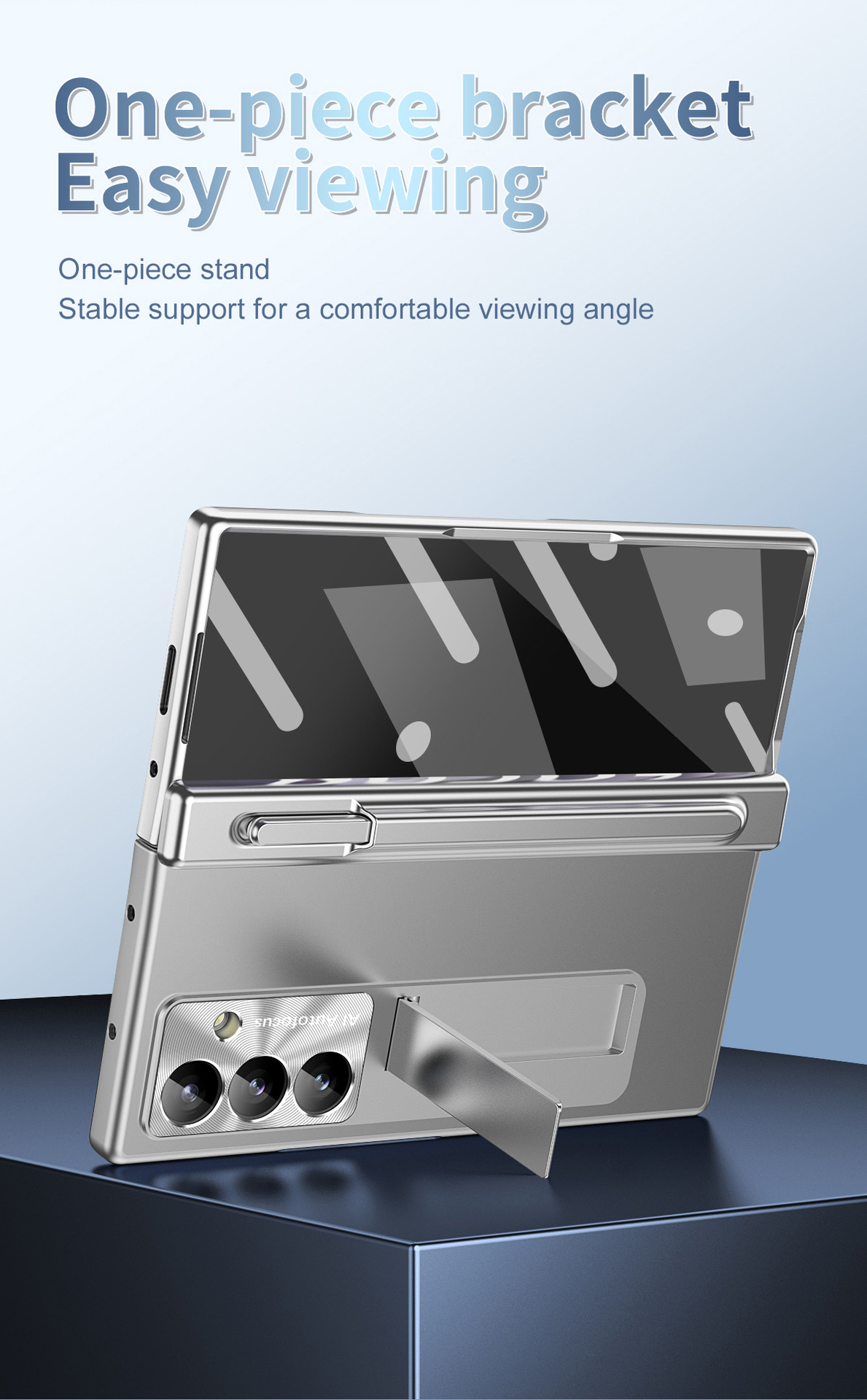 Compatible with Samsung Z Fold8/7/6 phone case, magnetic hinge, pen slot, pen cover, 5/4 full-coverage protective case.