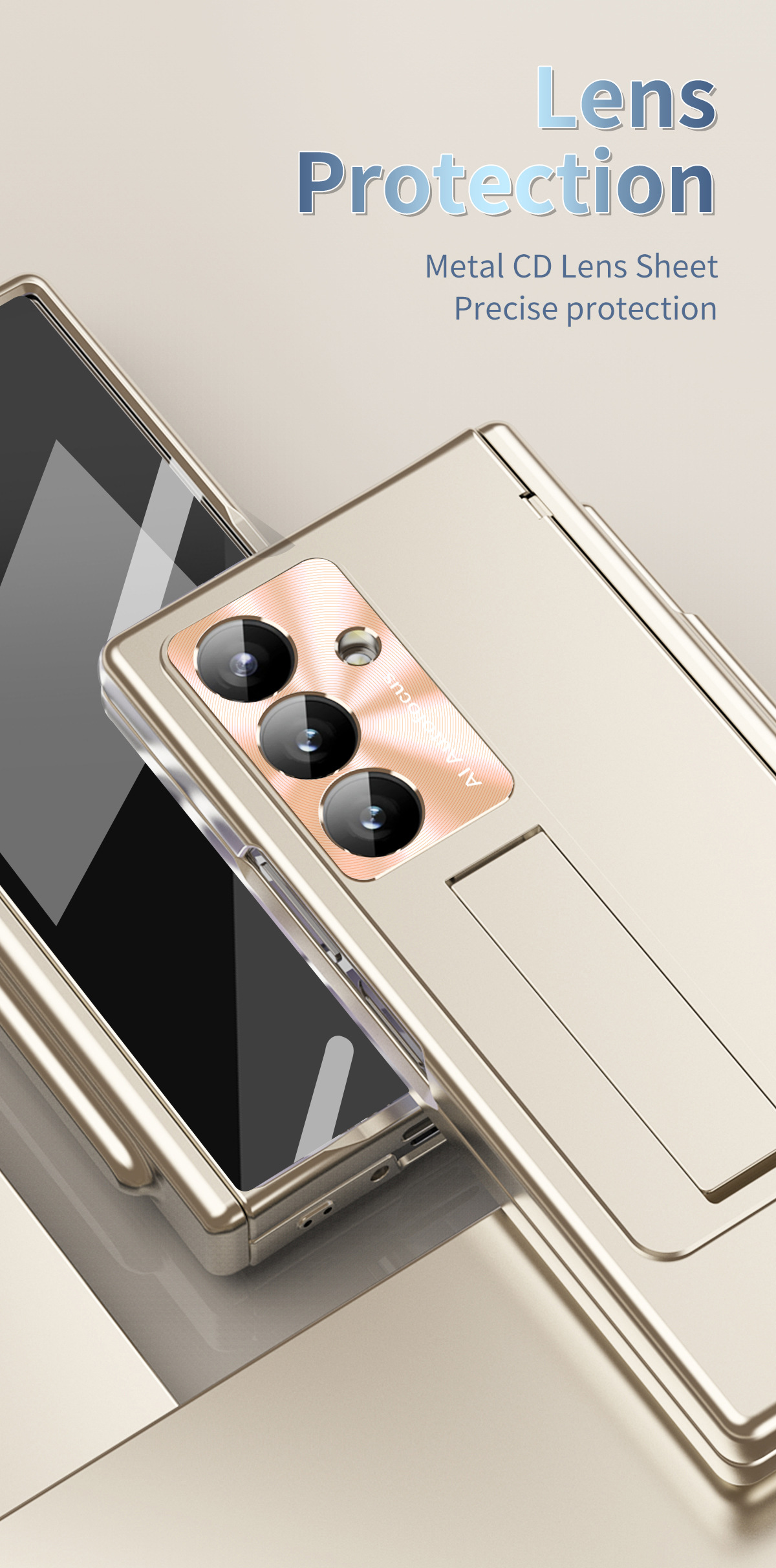 Compatible with Samsung Z Fold8/7/6 phone case, magnetic hinge, pen slot, pen cover, 5/4 full-coverage protective case.