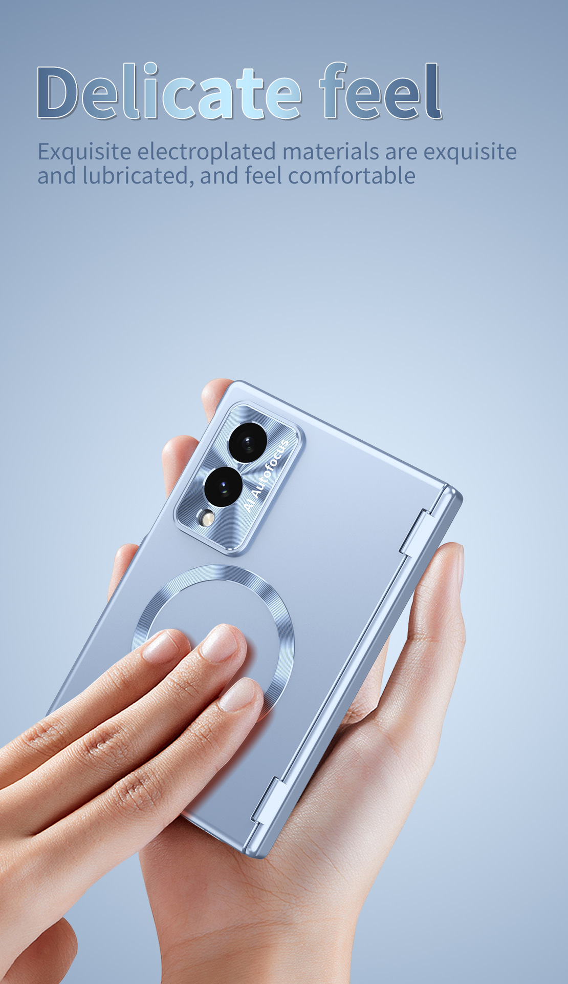 Compatible with Samsung Z Fold8/7 phone case, magnetic hinge, pen slot, wireless charging, Fold6 case, screen protector, full-coverage protective case
