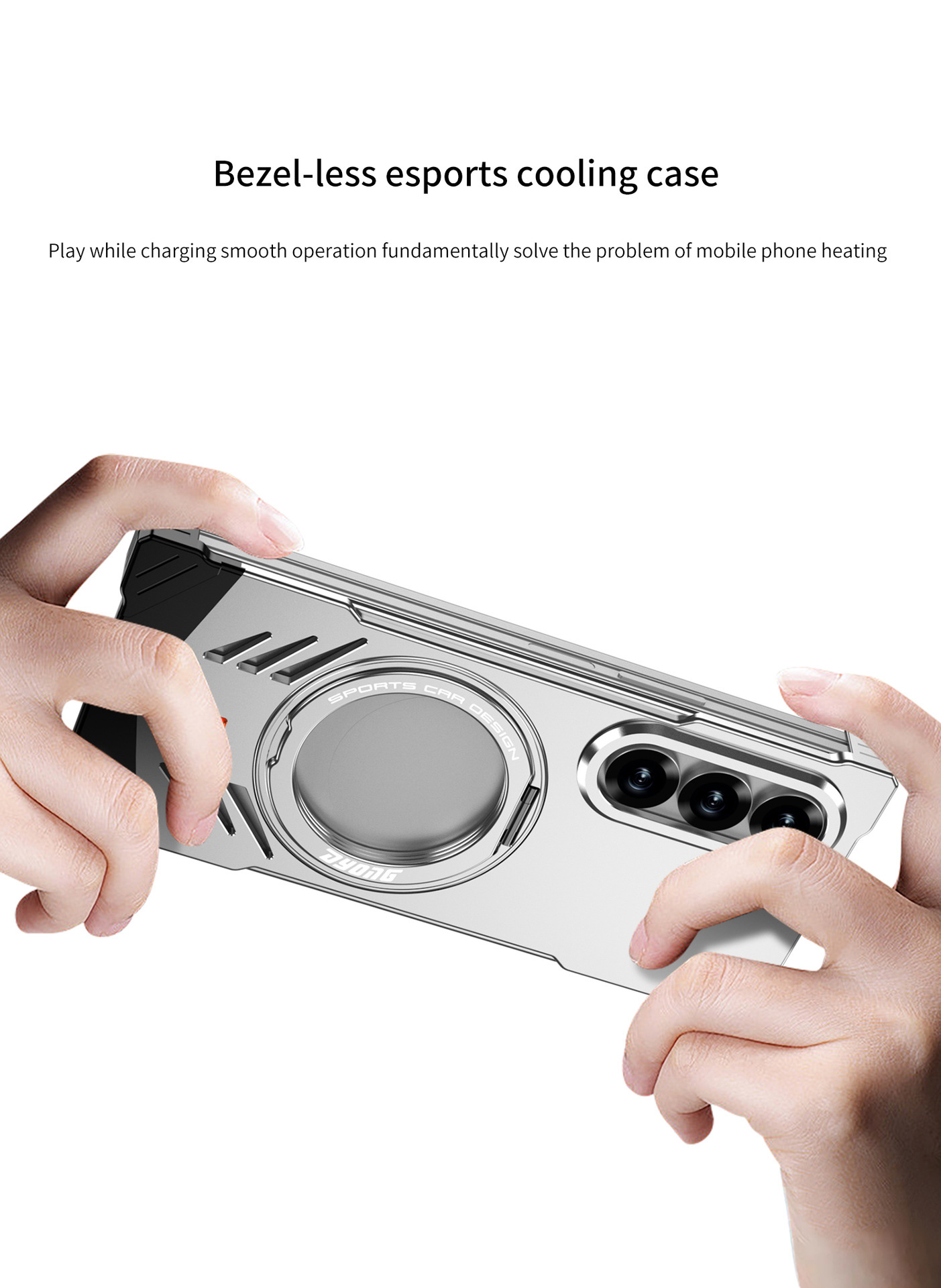 Compatible with Samsung Z Fold7/6 phone case, metal magnetic 360° rotating stand, heat dissipation and drop protection case, cross-border e-commerce.