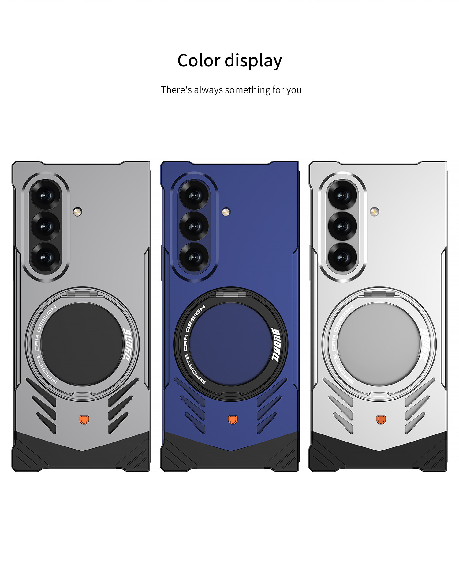 Compatible with Samsung Z Fold7/6 phone case, metal magnetic 360° rotating stand, heat dissipation and drop protection case, cross-border e-commerce.