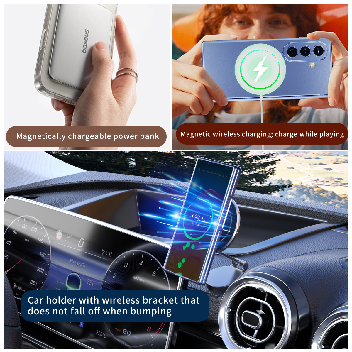 Compatible with Samsung Z Fold8/7 phone case, 6/5 magnetic charging pen slot hinge case, full coverage drop protection case