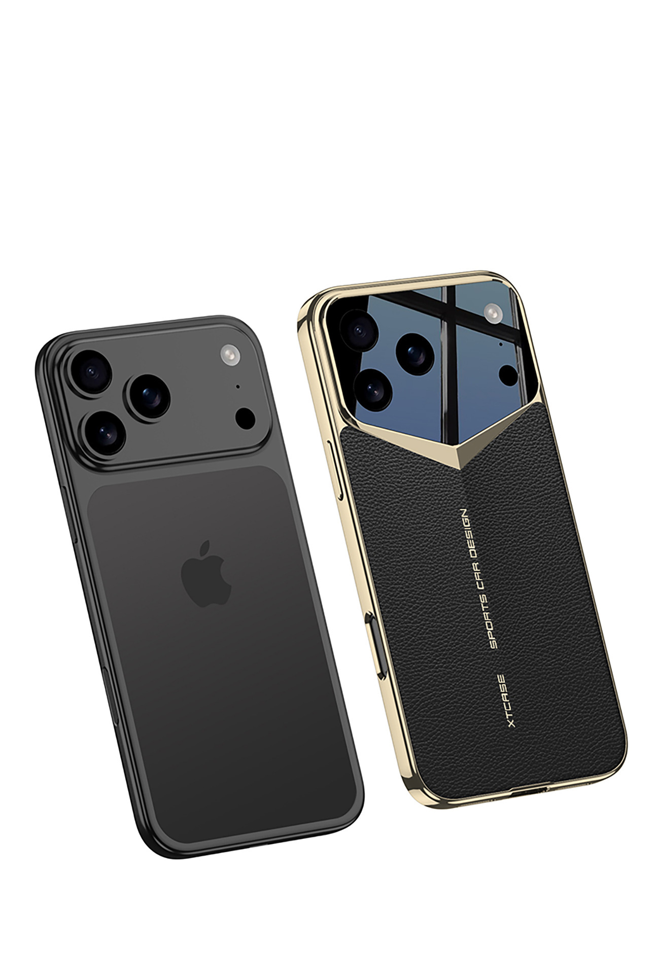 iPhone 17 Pro Max Phone Case, Electroplated Vegan Leather, Ultra-Thin Full Coverage Protective Case