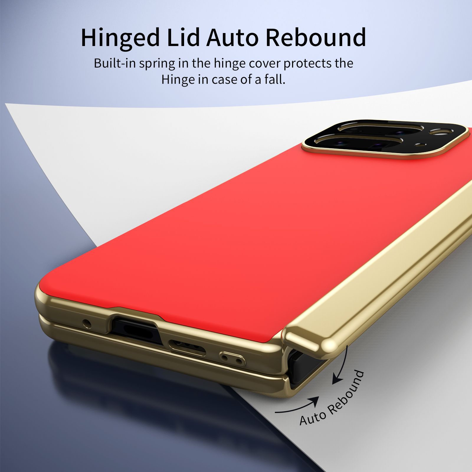 Compatible with Google Pixel 10/9 Fold foldable phone case, electroplated AG frosted anti-fingerprint case, full-coverage case.