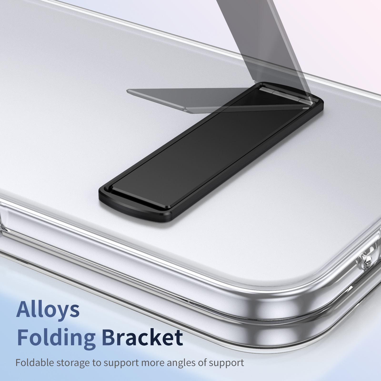 Transparent case, stand, screen protector, and drop protection for Google Pixel 10/9 Pro Fold phones.