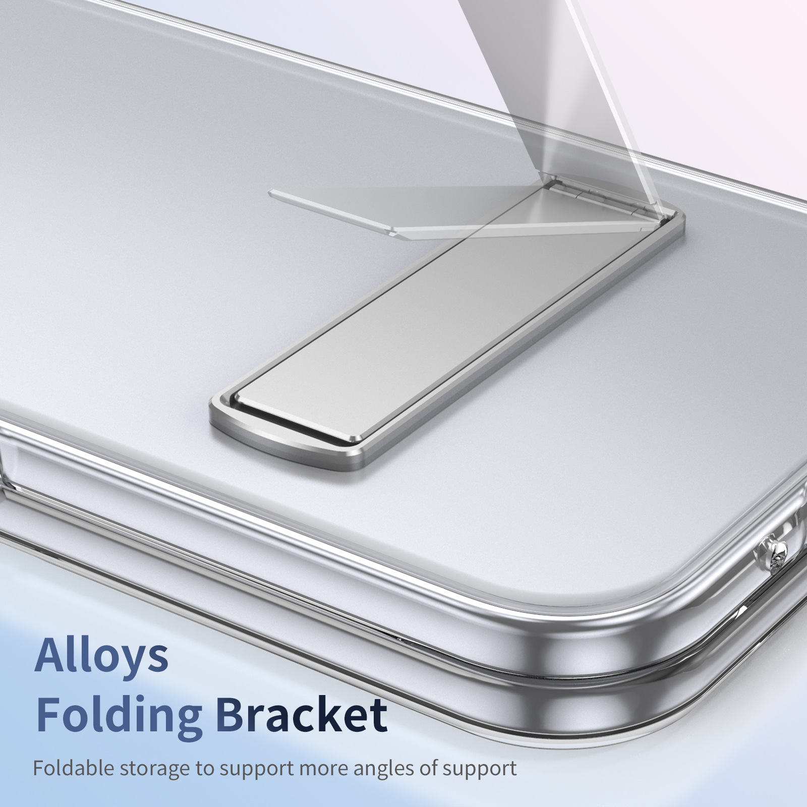 Transparent case, stand, screen protector, and drop protection for Google Pixel 10/9 Pro Fold phones.
