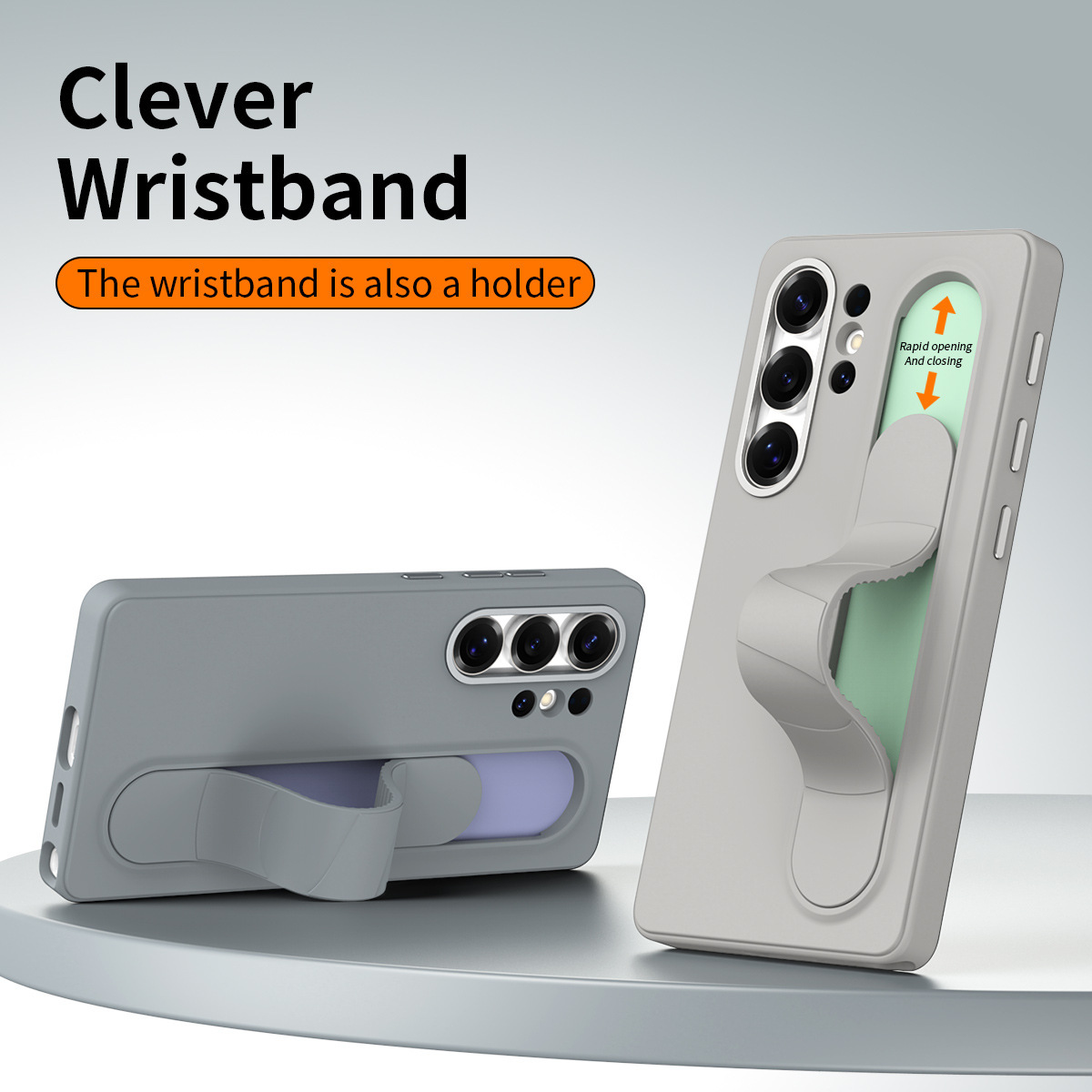 Compatible with Samsung S26 Ultra phone case, S25U official smart button, S24P silicone wrist strap, and S23U protective case.