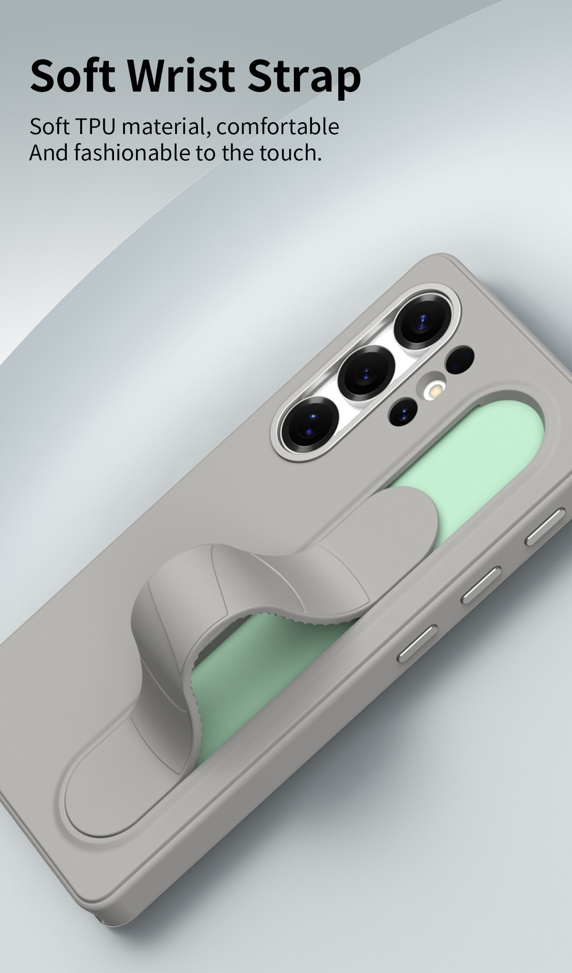 Compatible with Samsung S26 Ultra phone case, S25U official smart button, S24P silicone wrist strap, and S23U protective case.