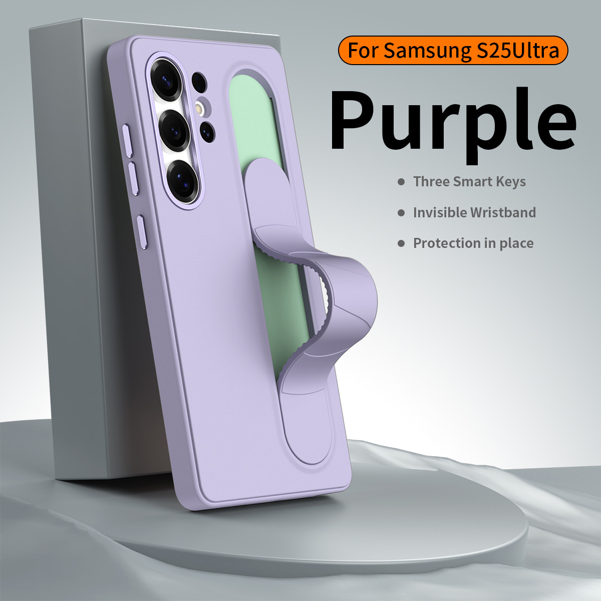 Compatible with Samsung S26 Ultra phone case, S25U official smart button, S24P silicone wrist strap, and S23U protective case.