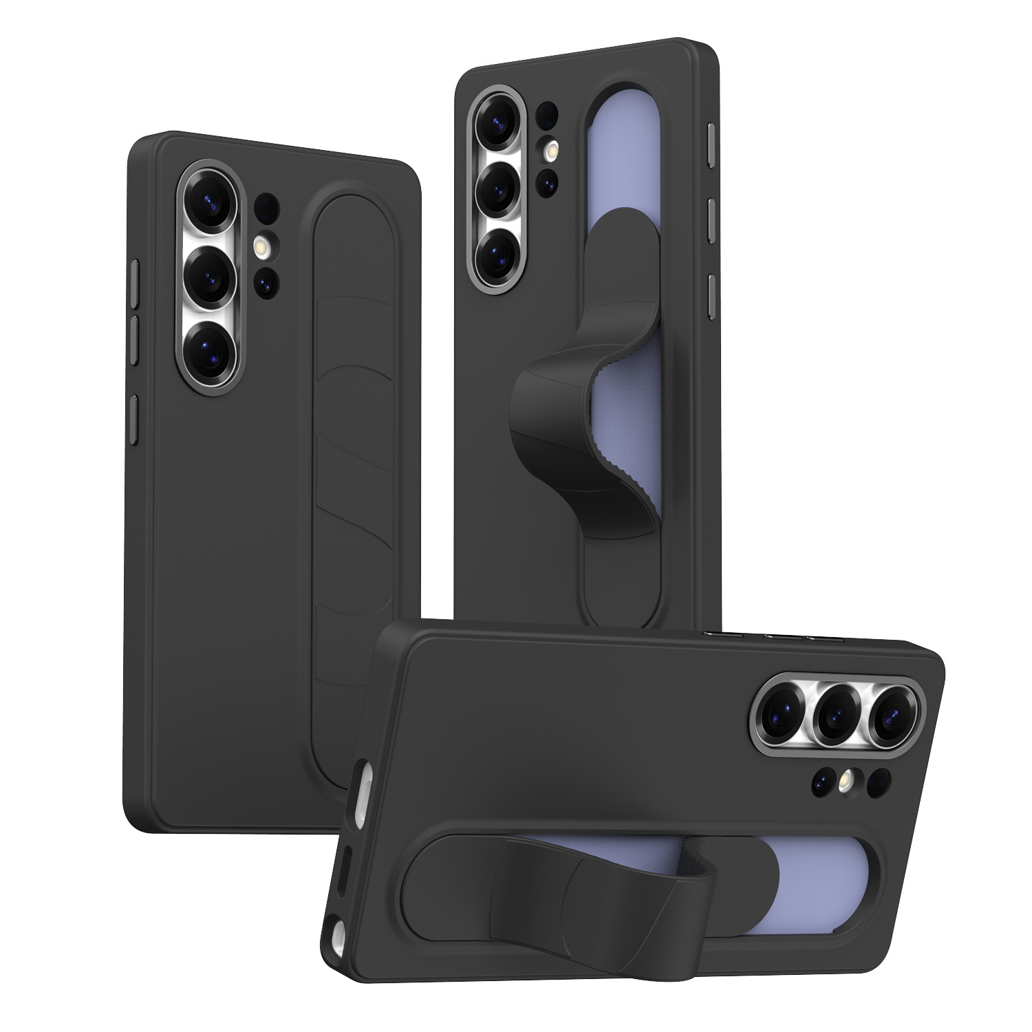 Compatible with Samsung S26 Ultra phone case, S25U official smart button, S24P silicone wrist strap, and S23U protective case.