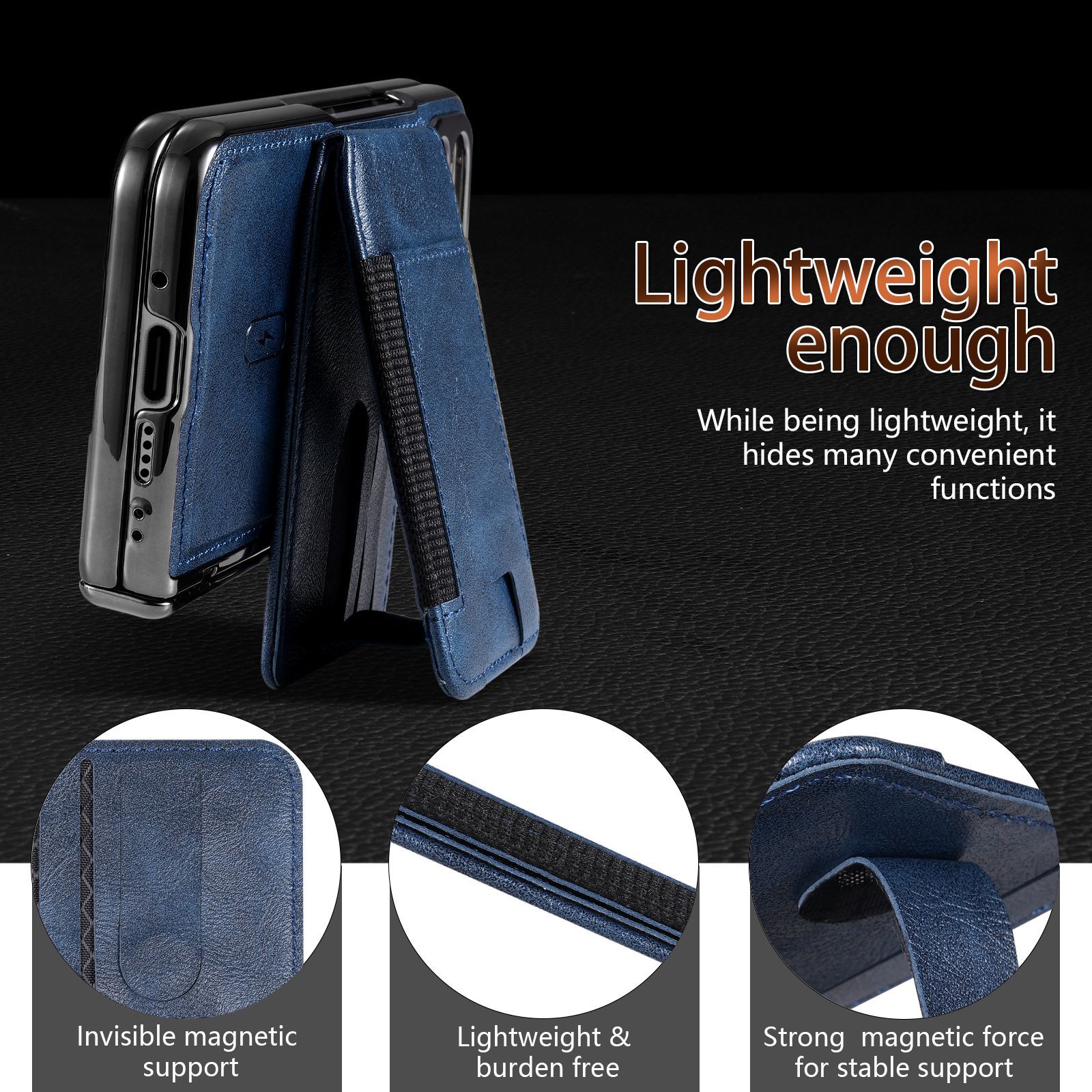 Compatible with Google Pixel 10 Fold folding phone case, 9Fold magnetic card holder stand hinge case film full coverage