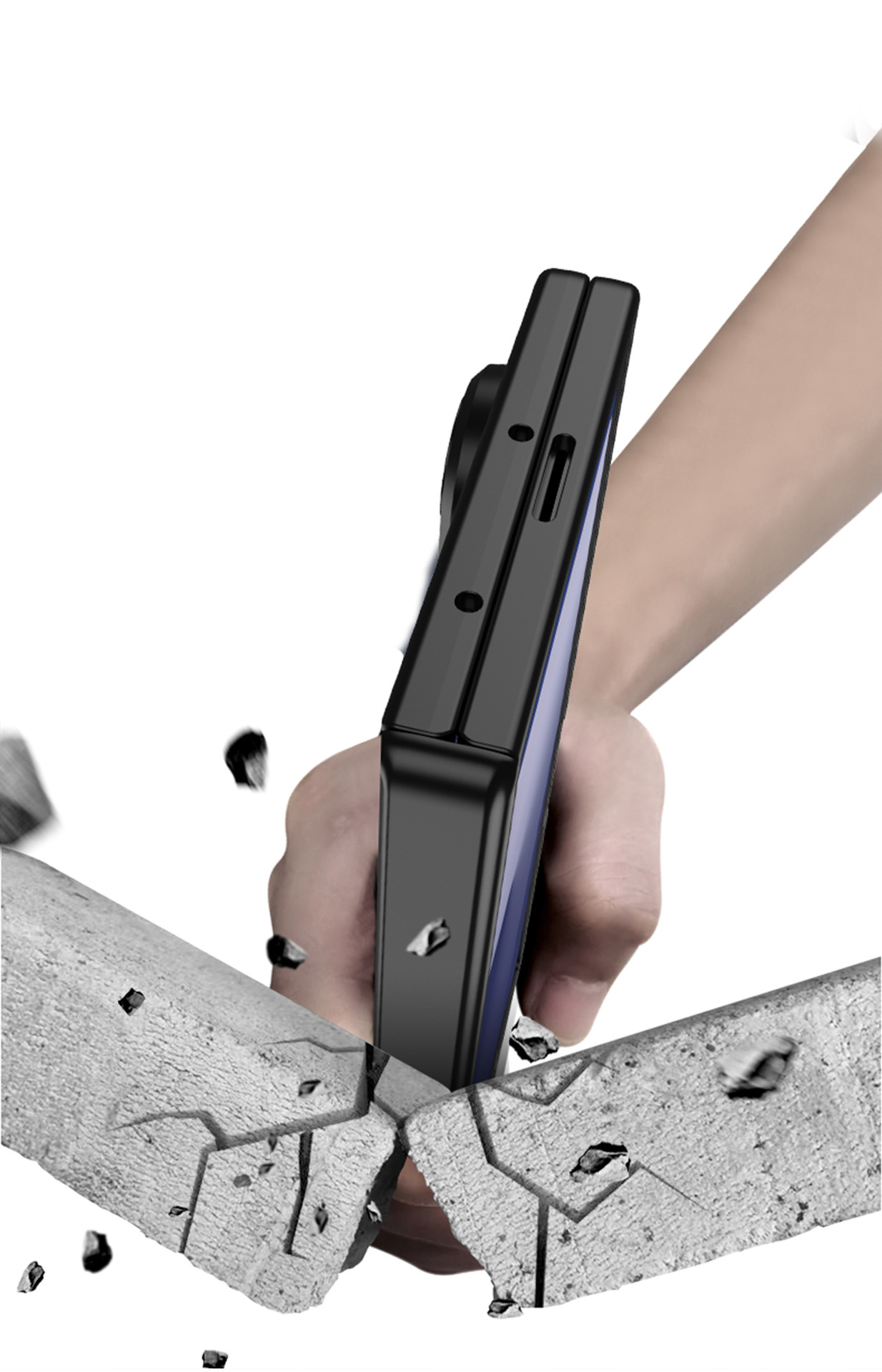 Compatible with Samsung ZFold8/7 phone case, wireless charging, magnetic swivel hinge, rotating stand, foldable screen full-coverage protective case