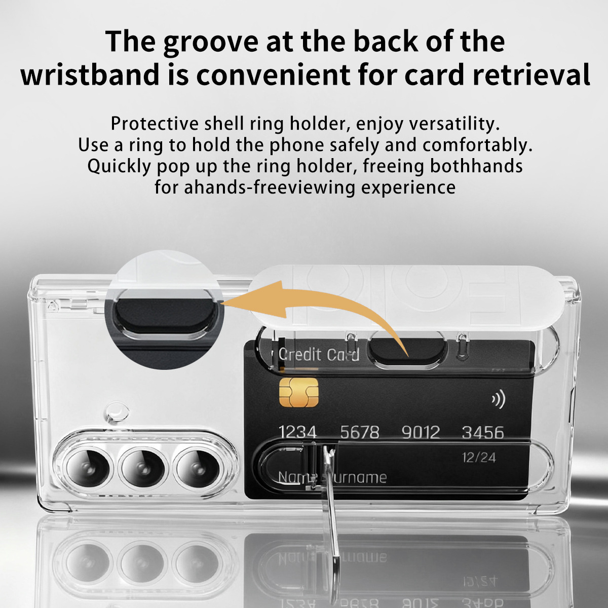 Compatible with Samsung Z Fold8U phone case, 7/6 SIM card slot, wrist strap, stand, hinge, 5/4 case, full-coverage protective case.