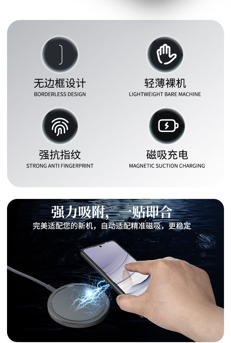 Compatible with Samsung Z Fold8/7 phone case, 6/5" wireless charging magnetic clasp, 4/3" foldable screen ultra-thin protective case