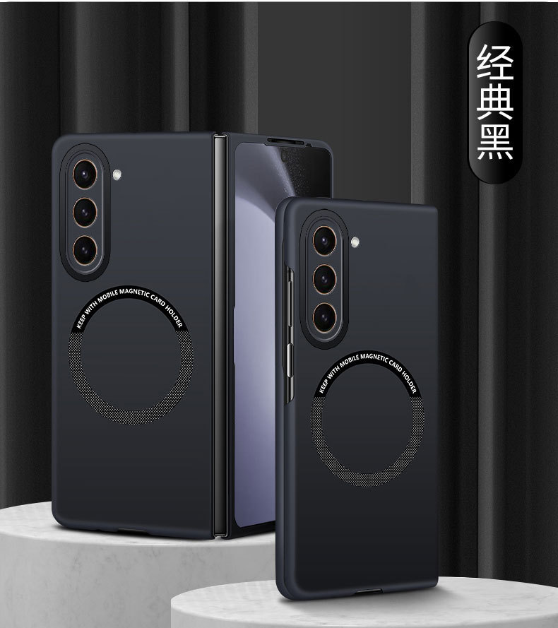 Compatible with Samsung Z Fold8/7 phone case, 6/5" wireless charging magnetic clasp, 4/3" foldable screen ultra-thin protective case
