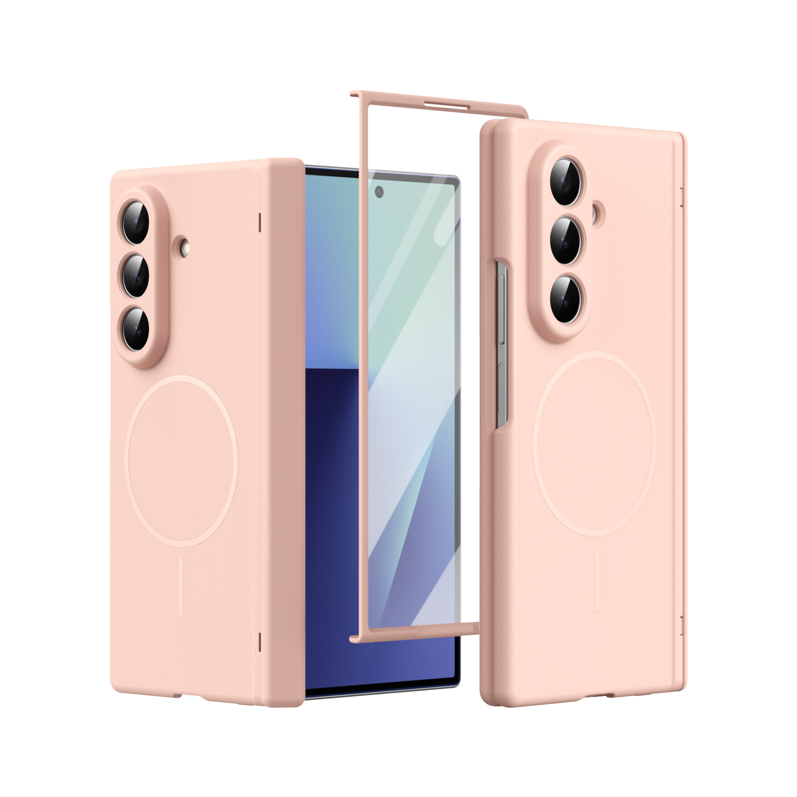 Compatible with Samsung Z Fold8/7/6 phone case W26 magnetic wireless charging 5/4/3 hinge case full coverage case