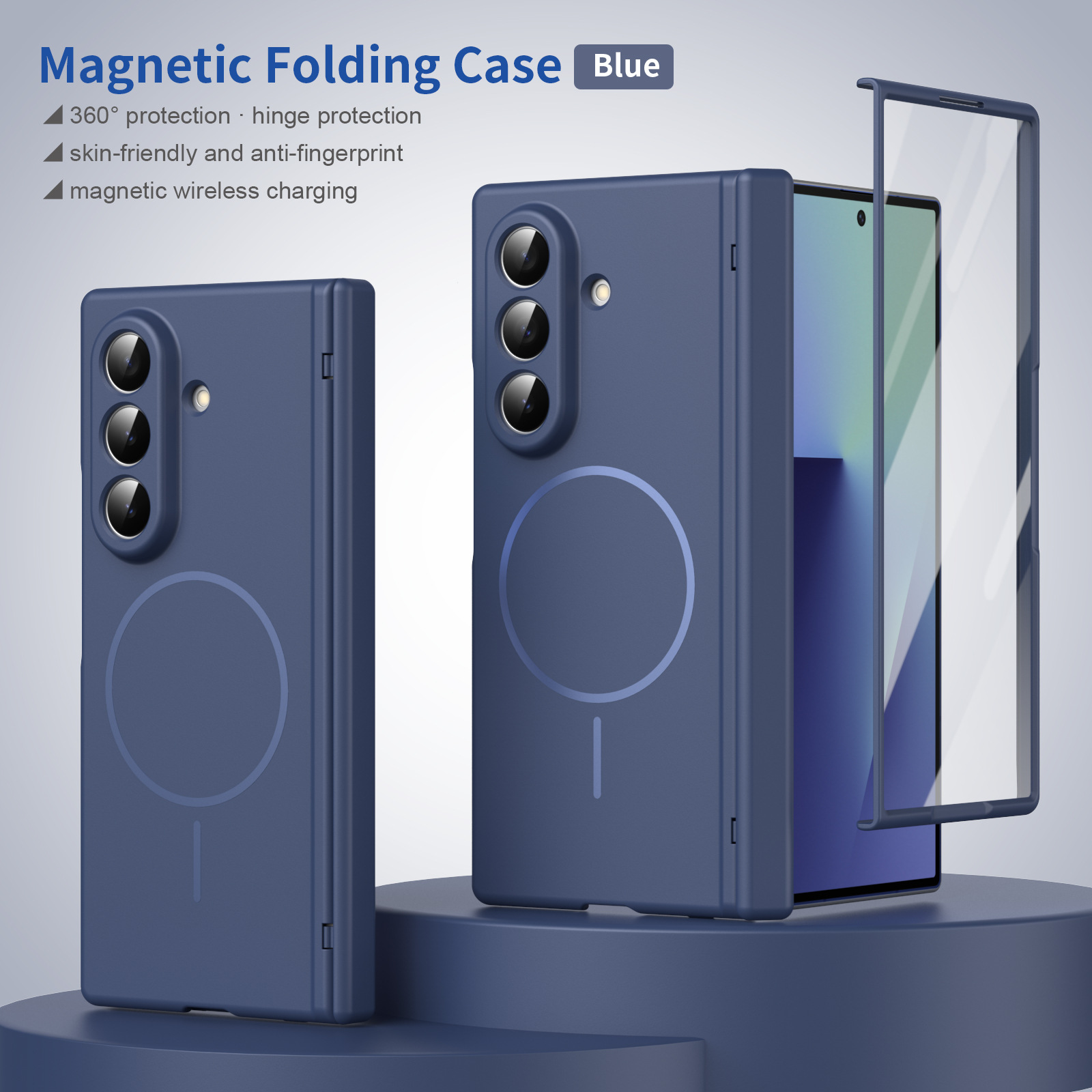 Compatible with Samsung Z Fold8/7/6 phone case W26 magnetic wireless charging 5/4/3 hinge case full coverage case