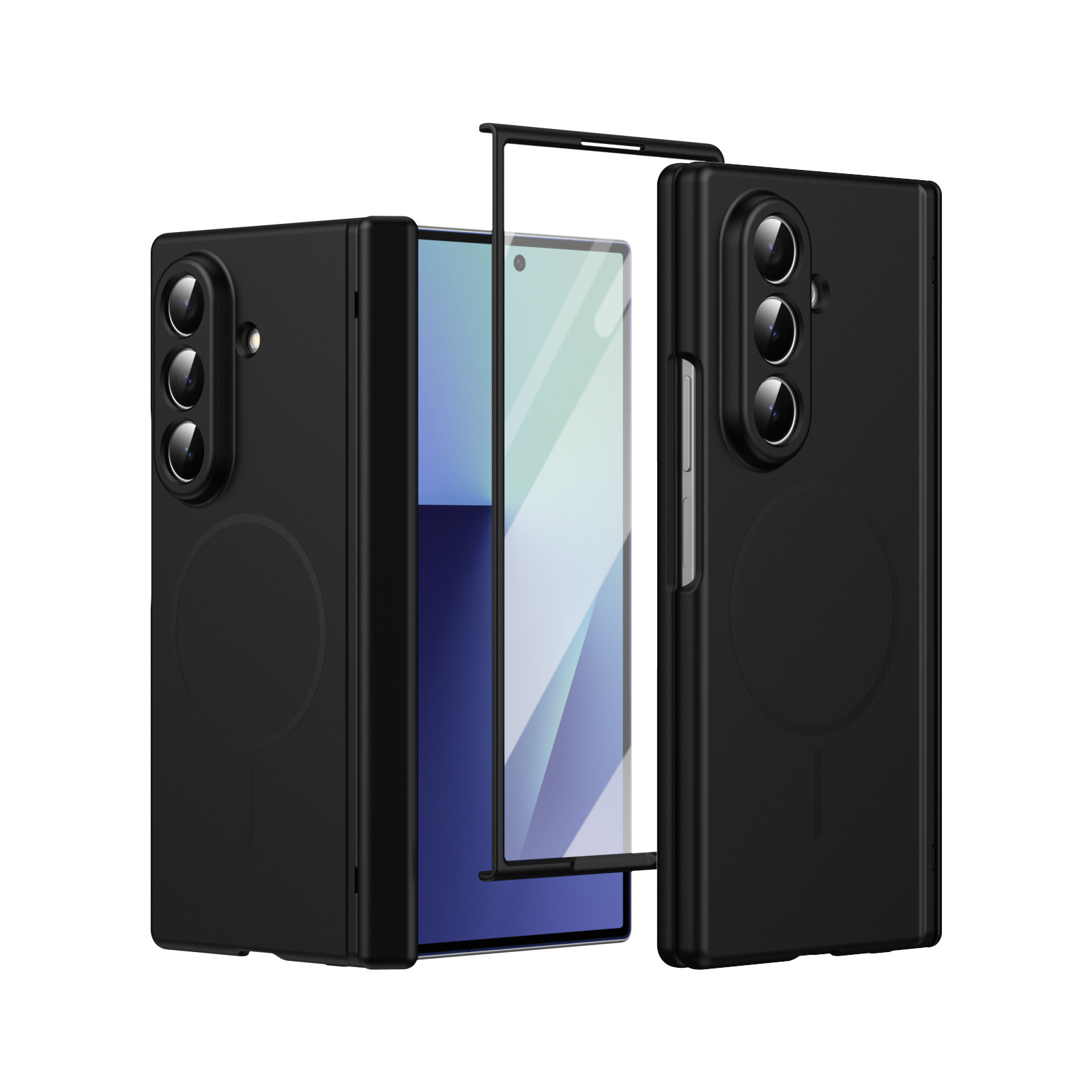 Compatible with Samsung Z Fold8/7/6 phone case W26 magnetic wireless charging 5/4/3 hinge case full coverage case