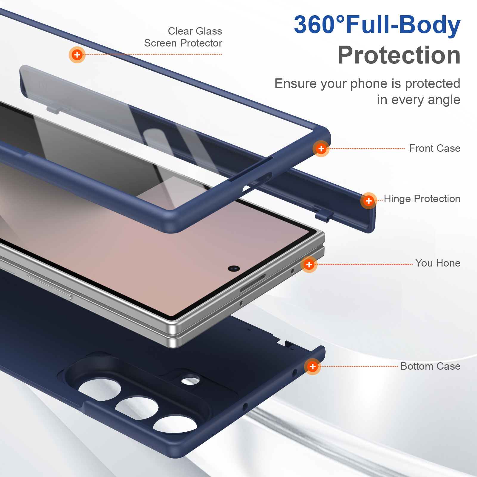 Compatible with Samsung Z Fold8/7/6 phone case W26 magnetic wireless charging 5/4/3 hinge case full coverage case