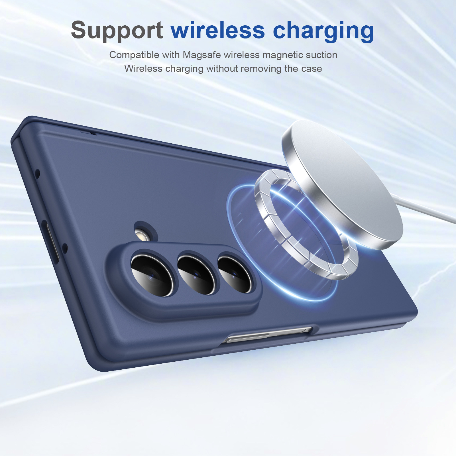 Compatible with Samsung Z Fold8/7/6 phone case W26 magnetic wireless charging 5/4/3 hinge case full coverage case