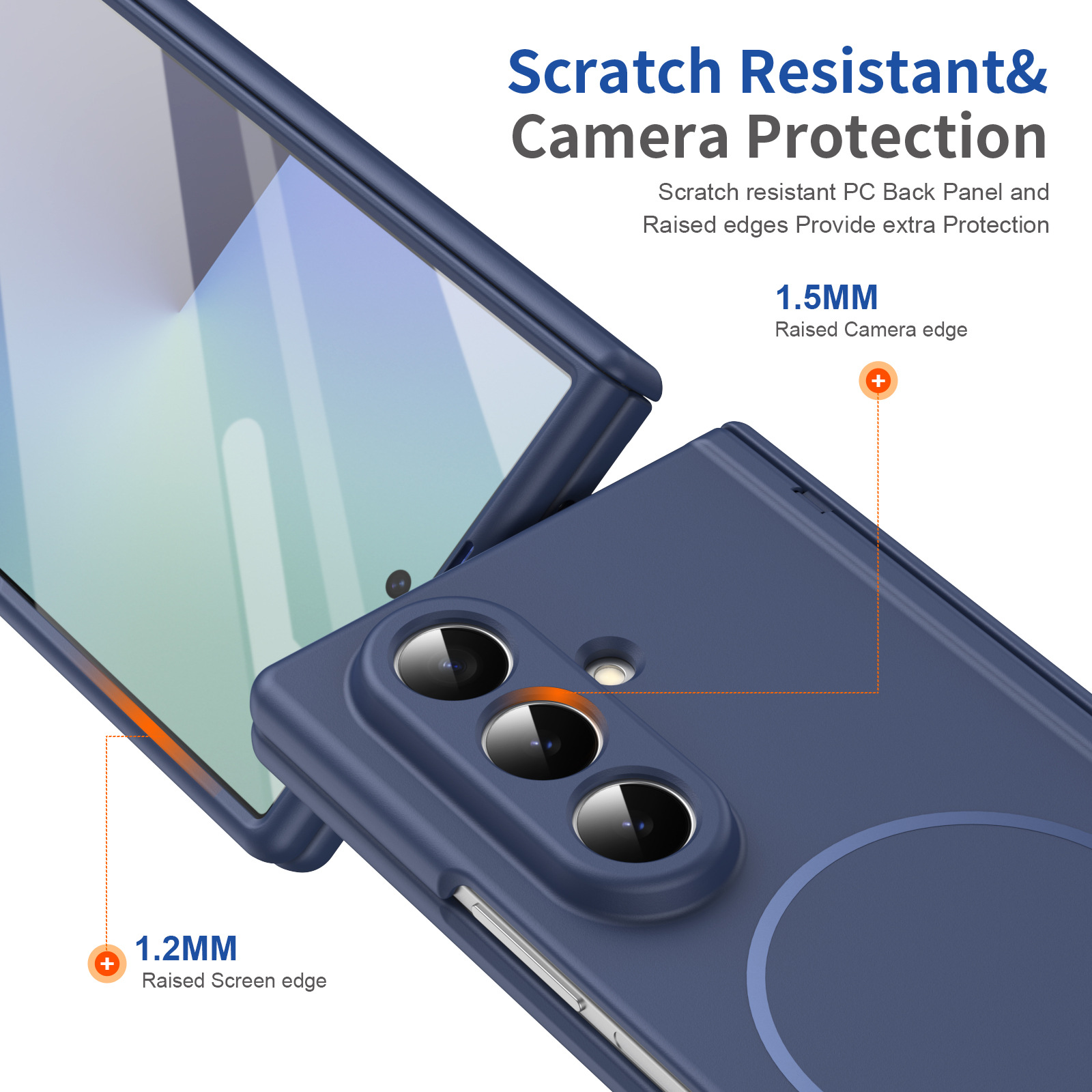 Compatible with Samsung Z Fold8/7/6 phone case W26 magnetic wireless charging 5/4/3 hinge case full coverage case