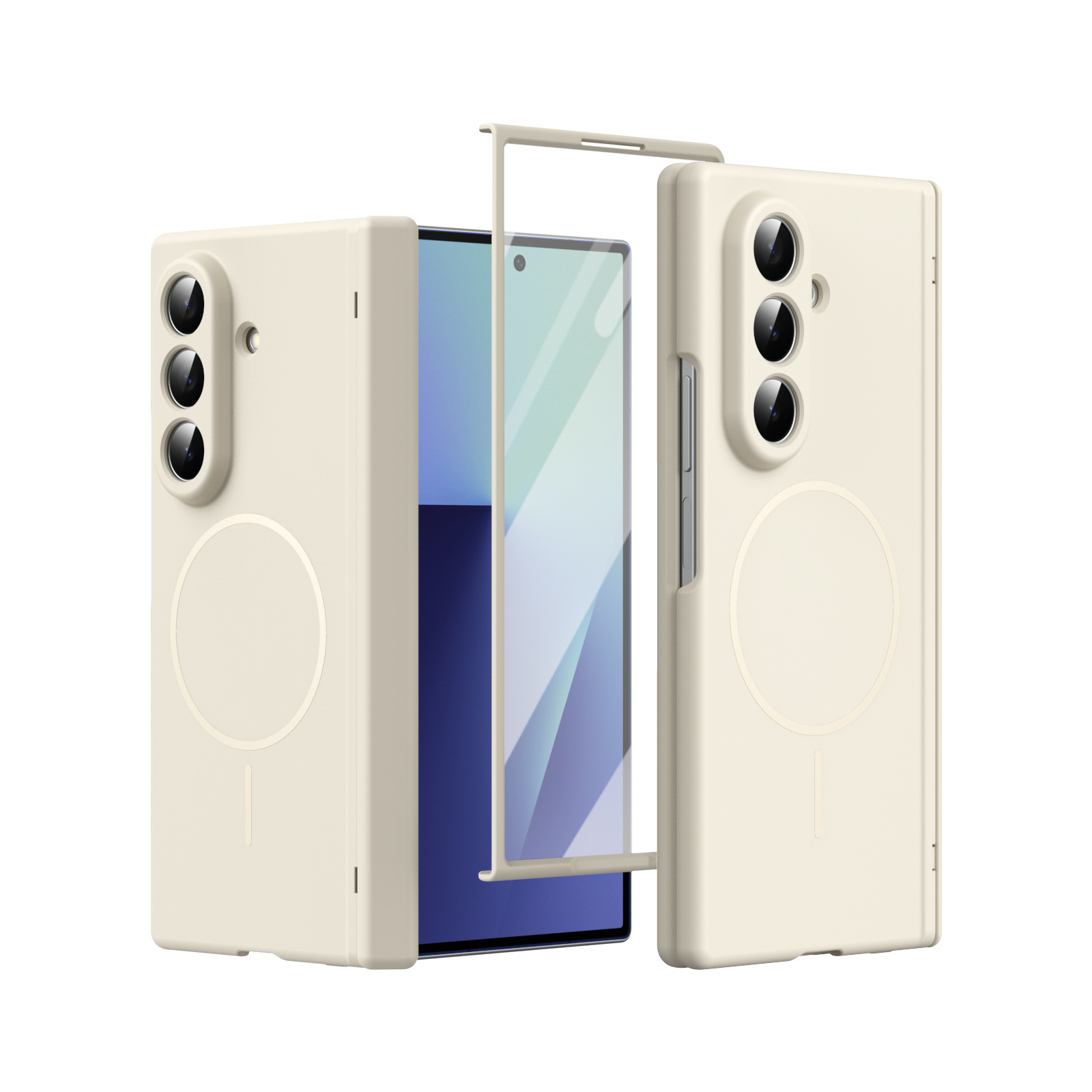 Compatible with Samsung Z Fold8/7/6 phone case W26 magnetic wireless charging 5/4/3 hinge case full coverage case