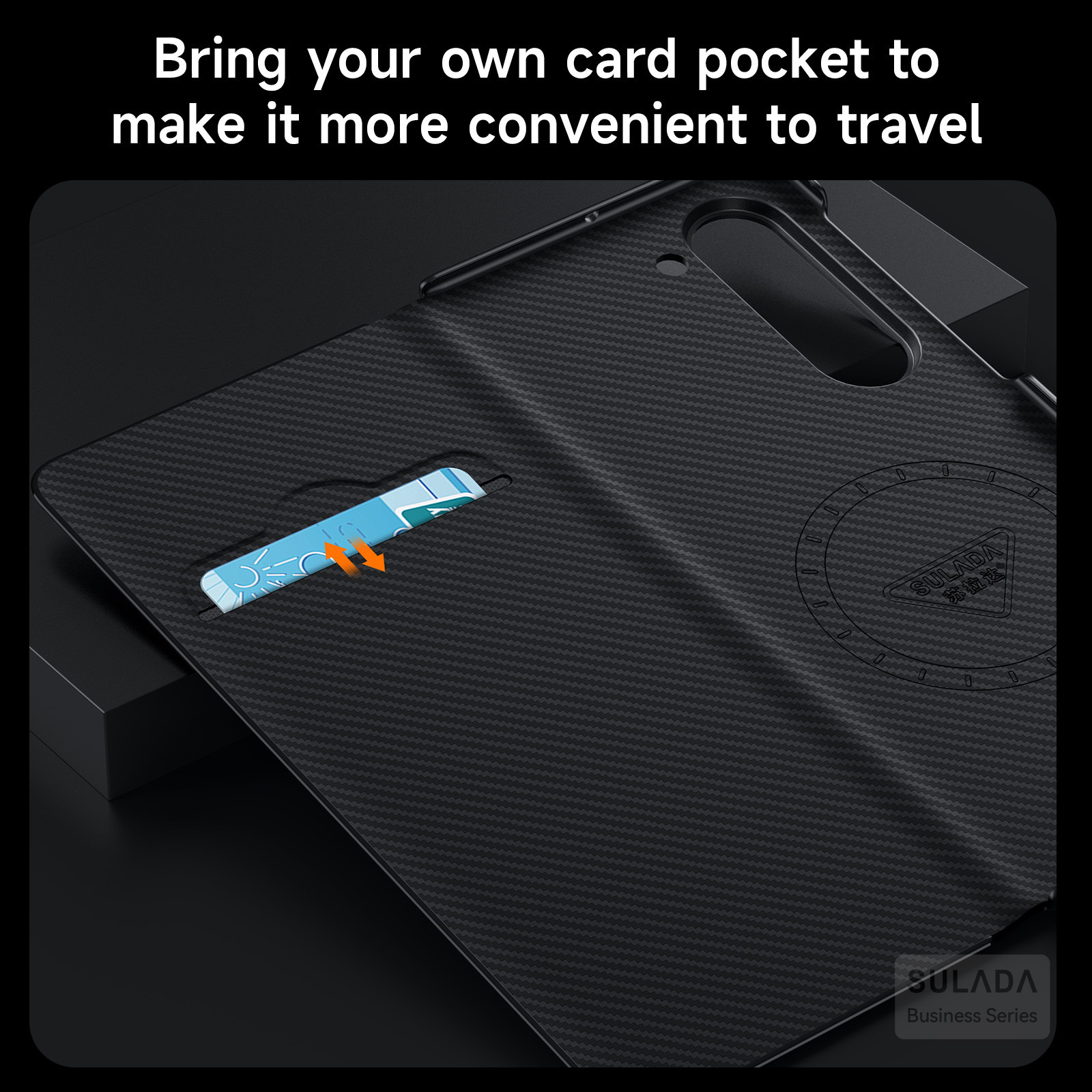 Compatible with Samsung Z Fold8 Ultra phone case 7/6 magnetic flip cover with SIM card slot 5/4 business N6 smart leather case V6