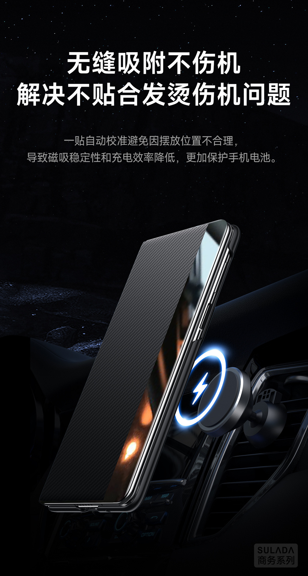 Compatible with Samsung Z Fold8 Ultra phone case 7/6 magnetic flip cover with SIM card slot 5/4 business N6 smart leather case V6