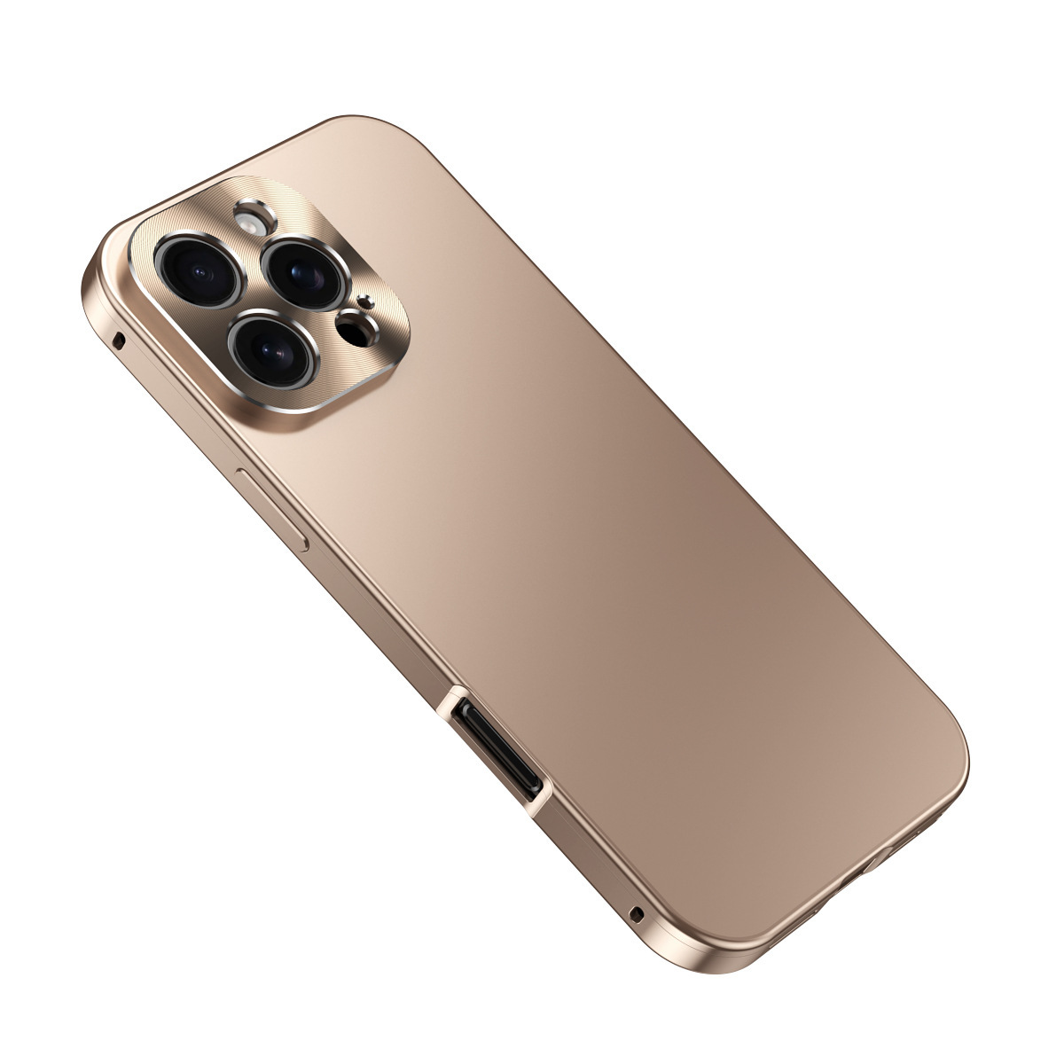Compatible with Apple 17 Air phone case, 16 Pro alloy 2-in-1 magnetic case, 15 Pro Max precision hole full coverage protective case, 14