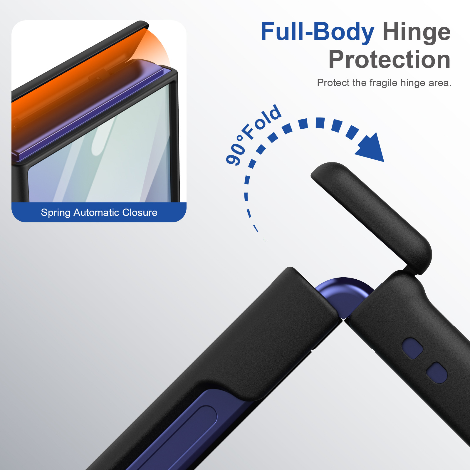 Compatible with Samsung ZFlip 8/7 phone case, 6/5cm wireless charging, magnetic clasp, central axis case, full coverage, 4/3cm ultra-thin protective case.