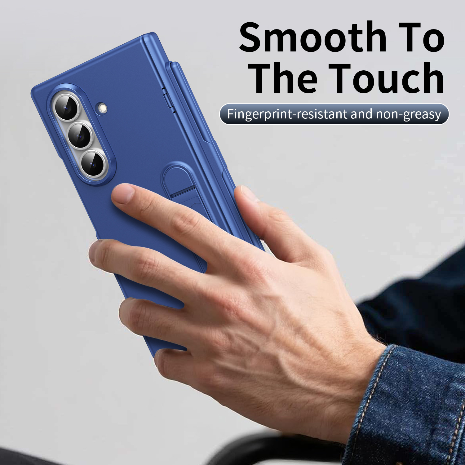 Compatible with Samsung Z Fold8/7/6 phone case, pen slot, pen holder, hinge, full-coverage protective case.