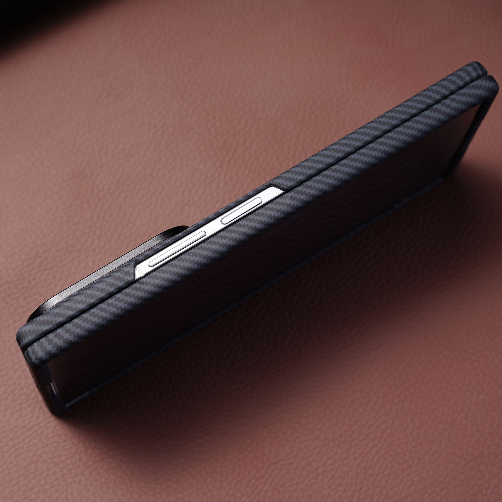 Compatible with Samsung Z Fold 8/7 phone case, textured 6/5, wireless charging, magnetic 4/3 carbon fiber case film protective case