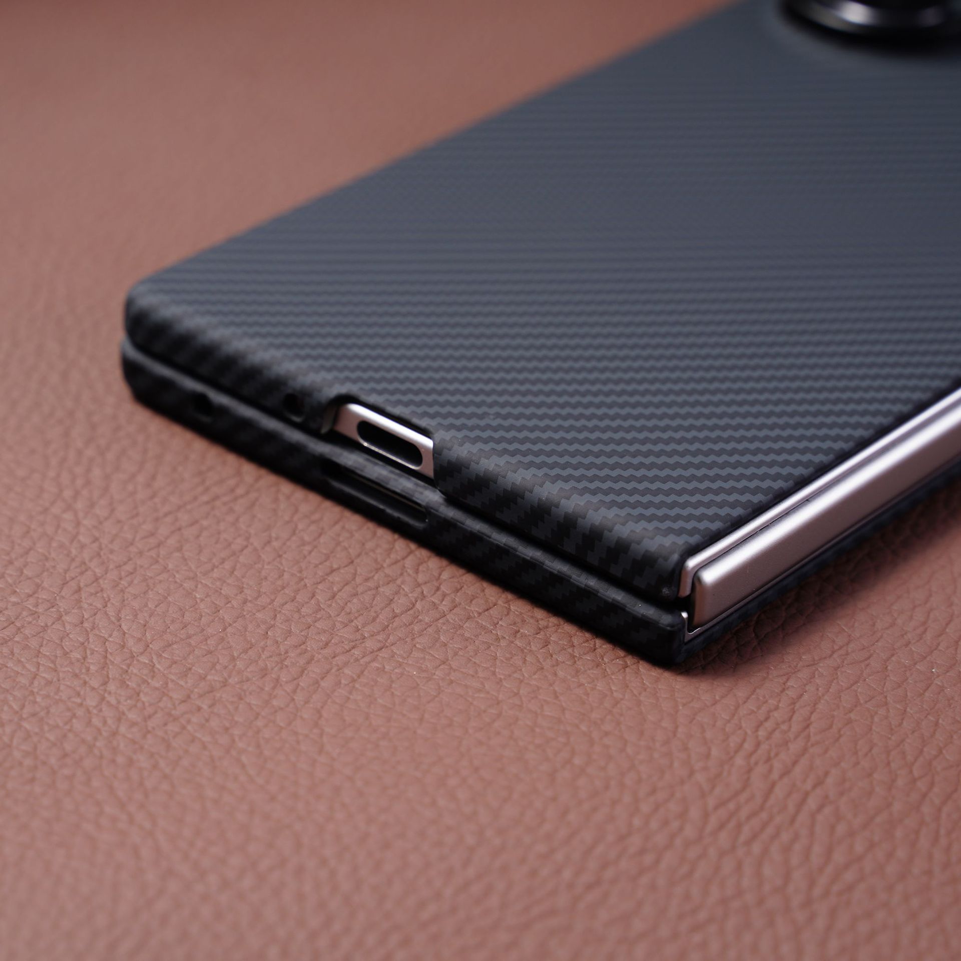 Compatible with Samsung Z Fold 8/7 phone case, textured 6/5, wireless charging, magnetic 4/3 carbon fiber case film protective case