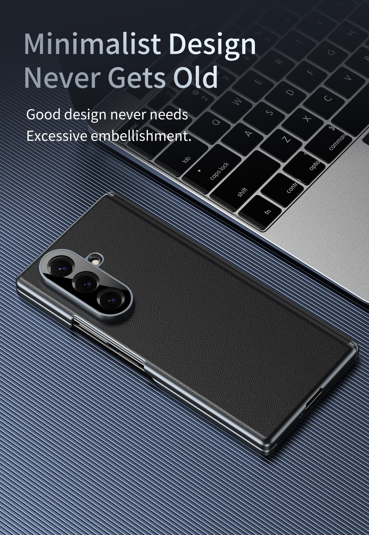 Compatible Samsung Z Fold8/7 phone case, electroplated leather, dual-axis, 6/5/4 folding screen, drop-proof protective case