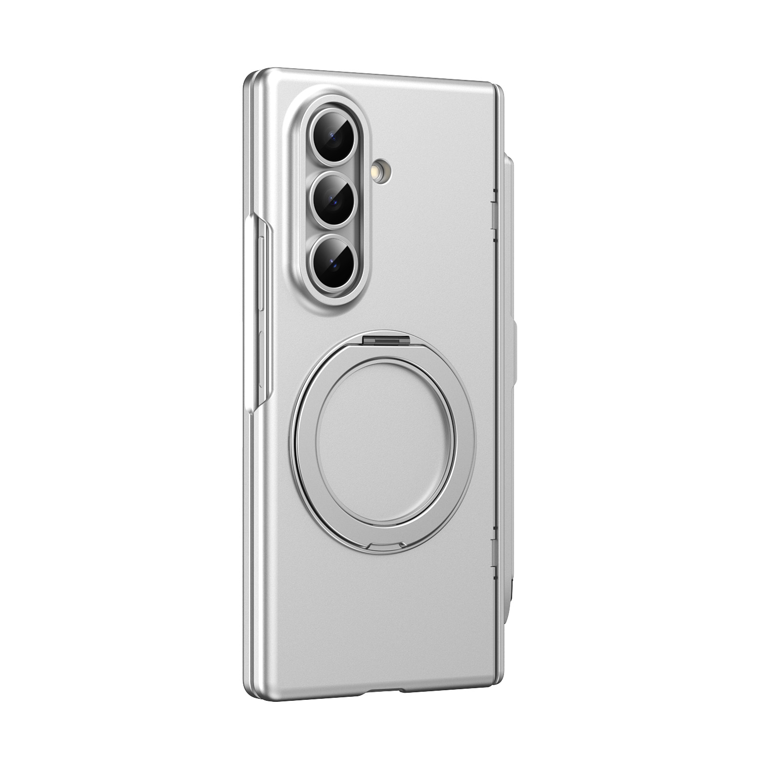 Compatible with Samsung Z Fold8/7/6 phone case, magnetic rotating stand with pen, 5/4/3 hinge, full coverage.