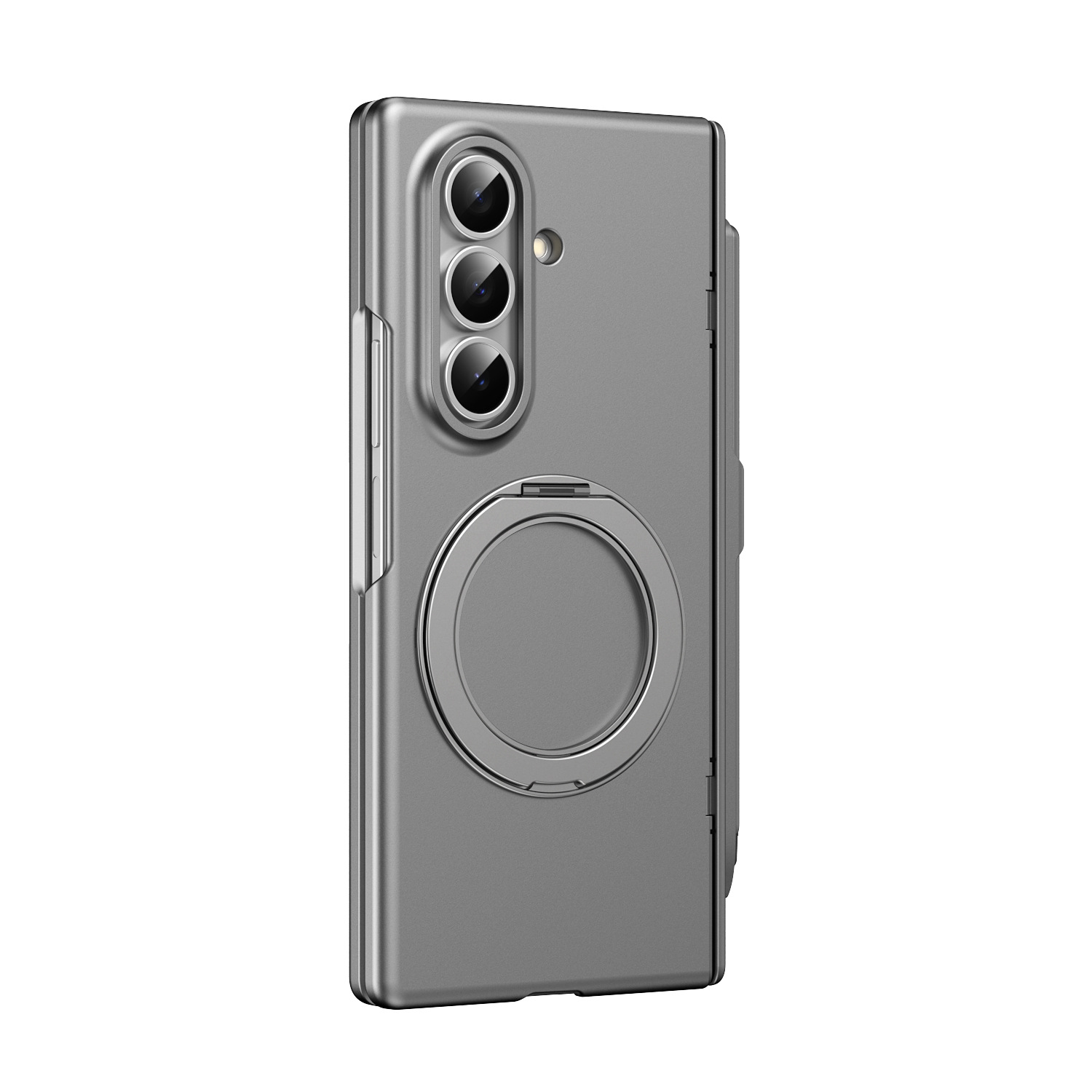 Compatible with Samsung Z Fold8/7/6 phone case, magnetic rotating stand with pen, 5/4/3 hinge, full coverage.