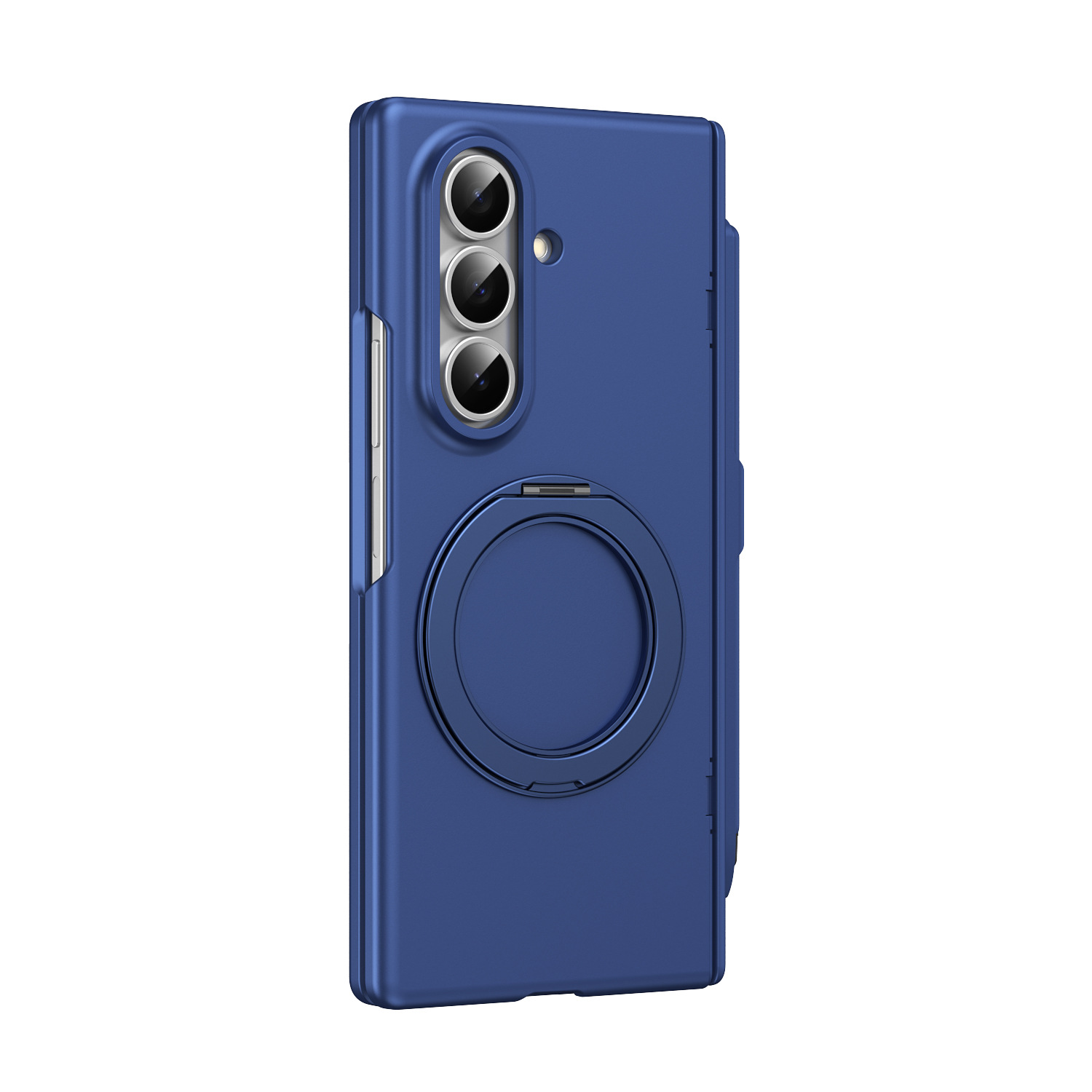 Compatible with Samsung Z Fold8/7/6 phone case, magnetic rotating stand with pen, 5/4/3 hinge, full coverage.