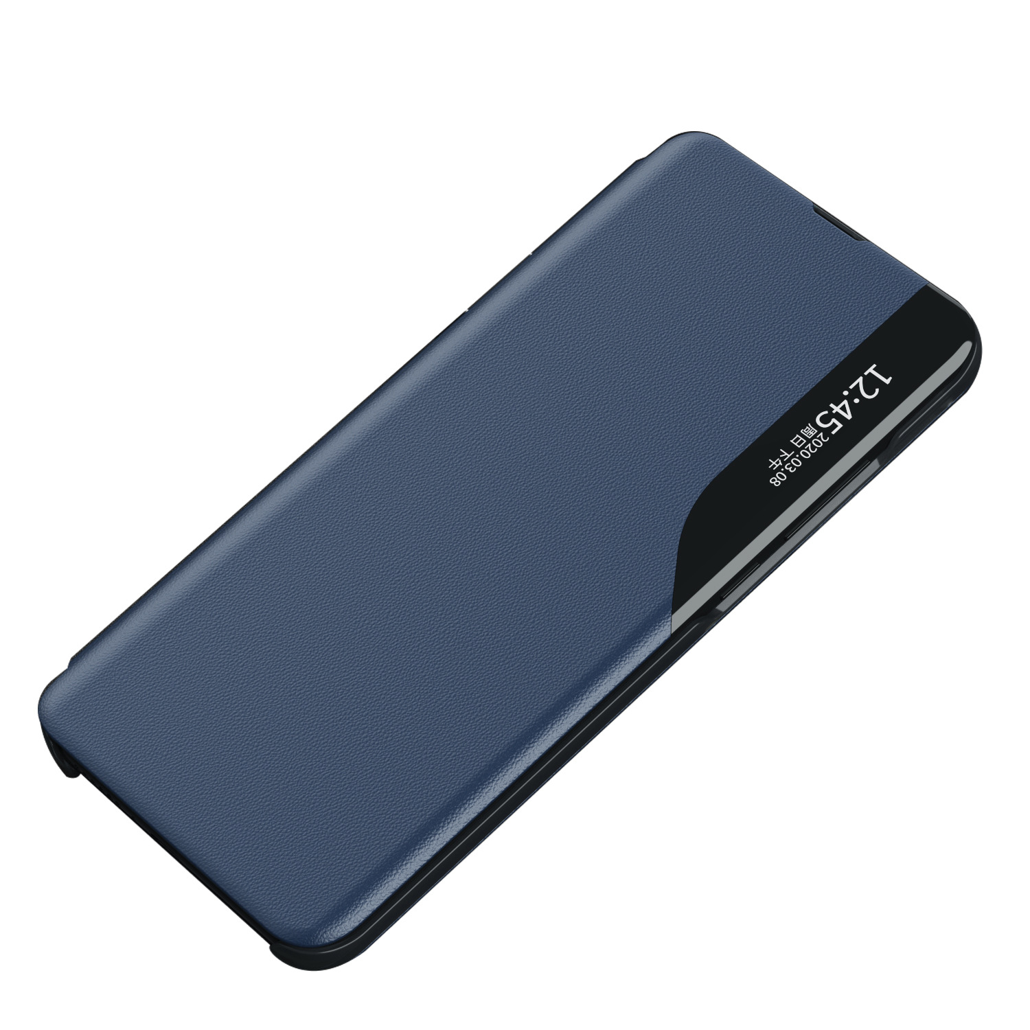 Compatible with Samsung A17 phone case, A56 half-side window, S26 Ultra flip phone stand leather case, 07 full-coverage protective case