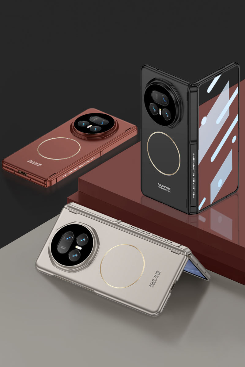 Compatible with Honor Magic V5 phone case, wireless charging, magnetic swivel, side cover, stand, privacy case, film, full coverage protection
