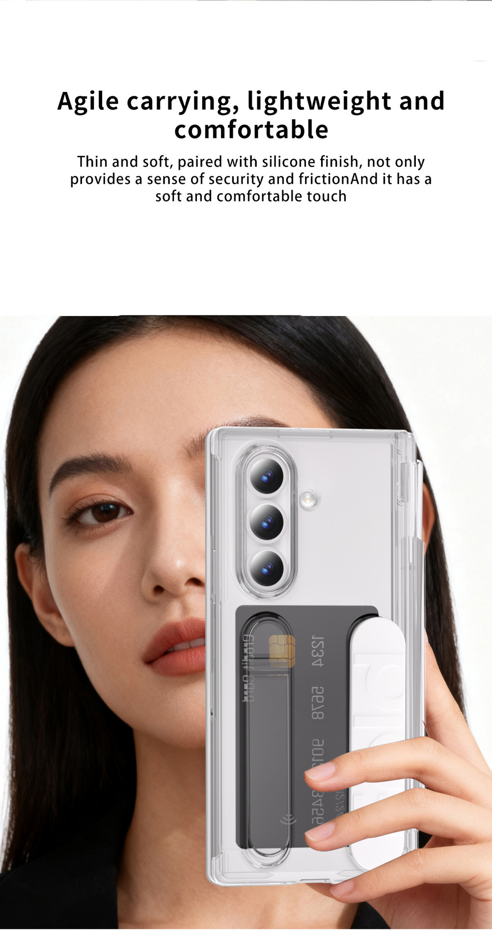 Samsung Z Fold 8/7 Phone Case TriFold with SIM Card Insert, Pen, Hinge, 6/5-inch Full Coverage Protective Case