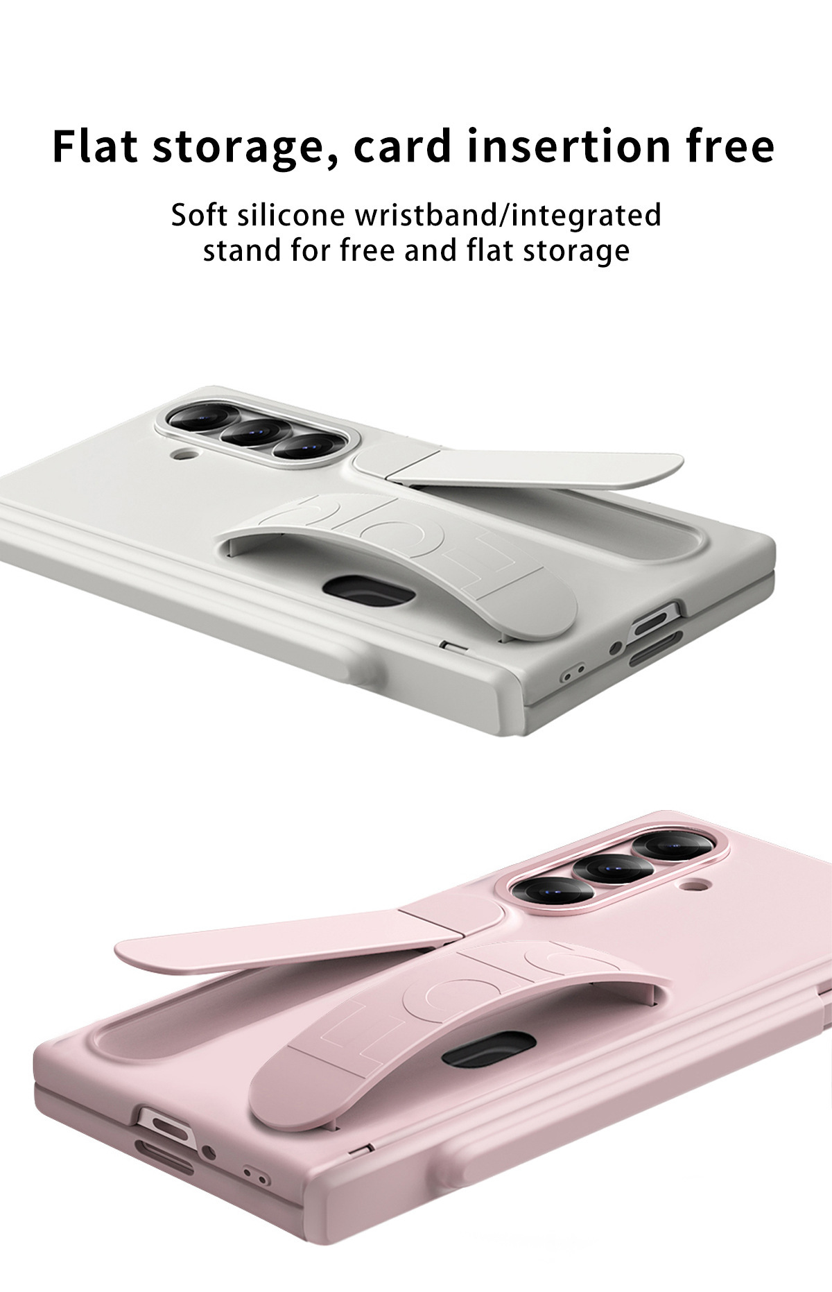Samsung Z Fold 8/7 Phone Case TriFold with SIM Card Insert, Pen, Hinge, 6/5-inch Full Coverage Protective Case