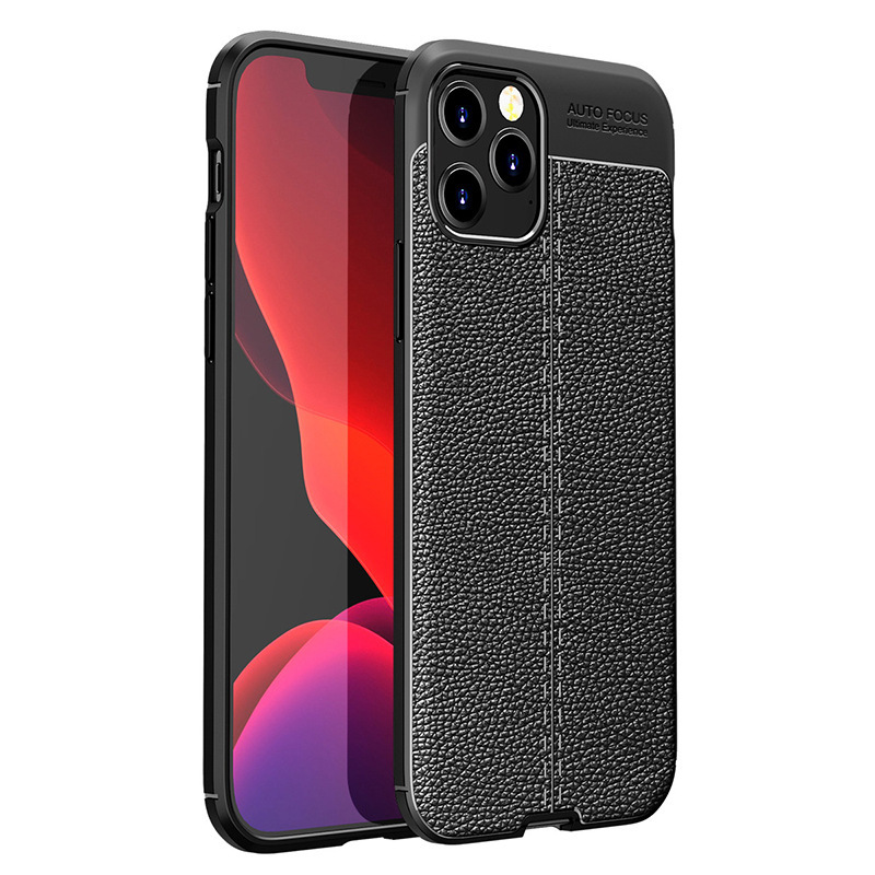Compatible with Apple iPhone 17 Pro Max, 16 Plus, and 15 Pro business full-coverage protective cases (14/13 inches). - Black IP-17promax