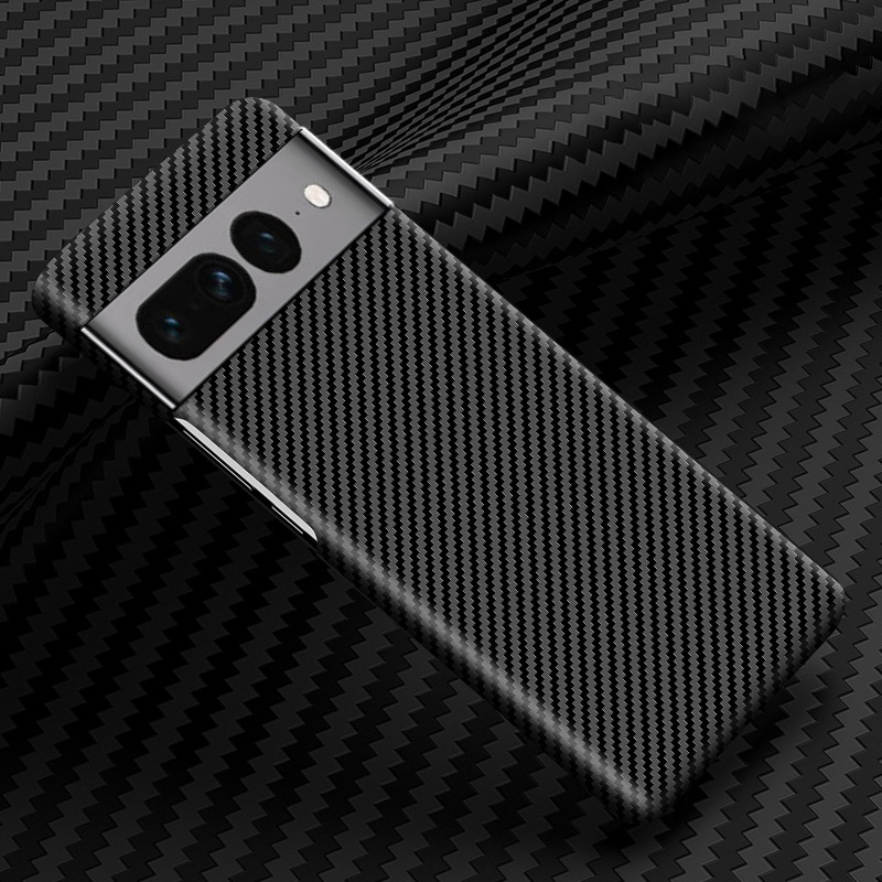 Compatible with Google Pixel 10 Pro XL phone case, 9pro fiber texture, 8A magnetic wireless charging, drop-proof protective case. - Black Google-10 Pro XL