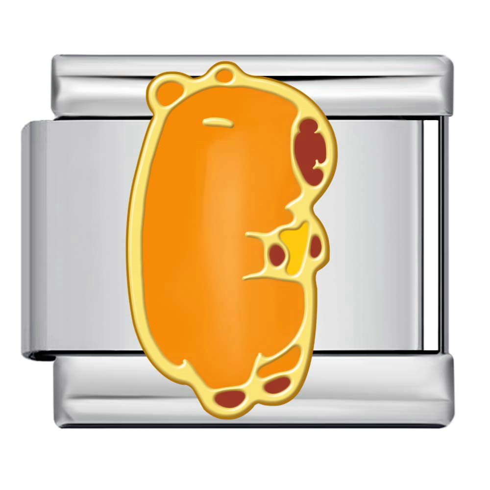 Cute Cartoon Animal Italian Modular Bracelet Stainless Steel Welded Gold Plated Oil Drip DIY Watch Strap Chain Wholesale
