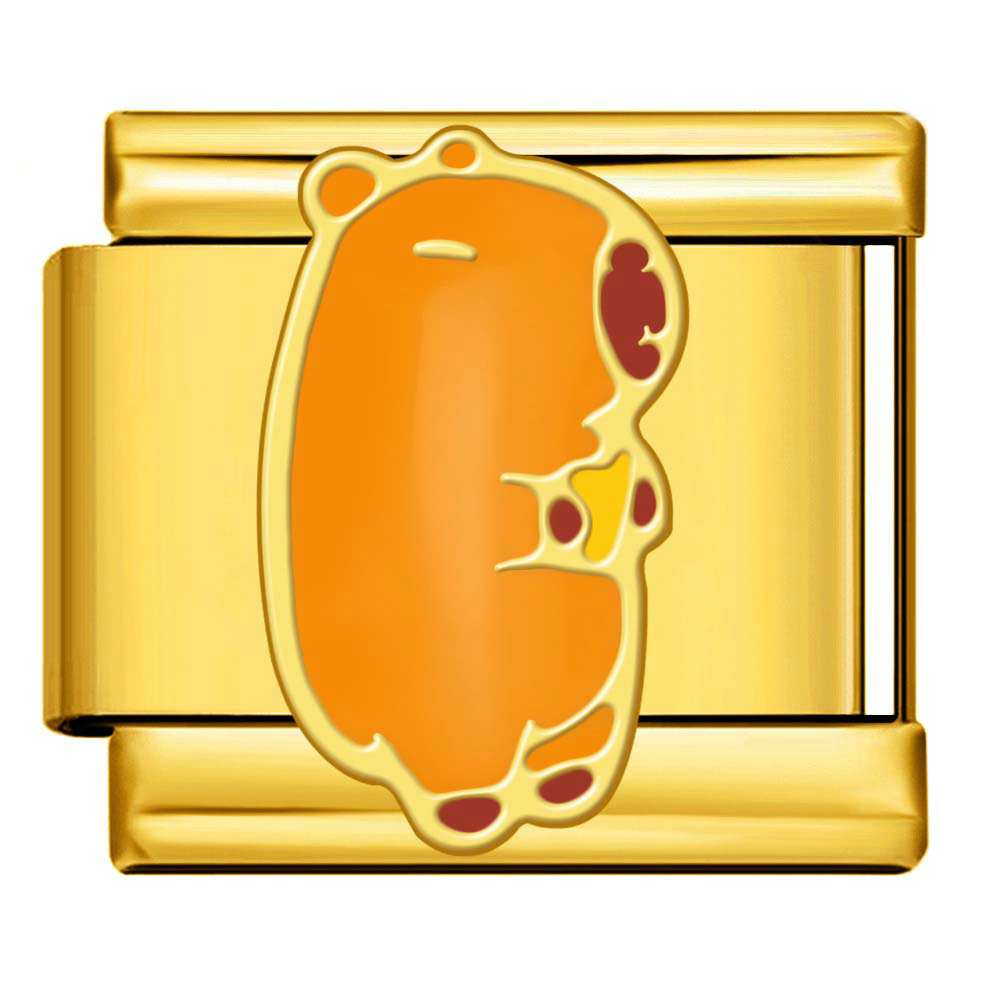 Cute Cartoon Animal Italian Modular Bracelet Stainless Steel Welded Gold Plated Oil Drip DIY Watch Strap Chain Wholesale