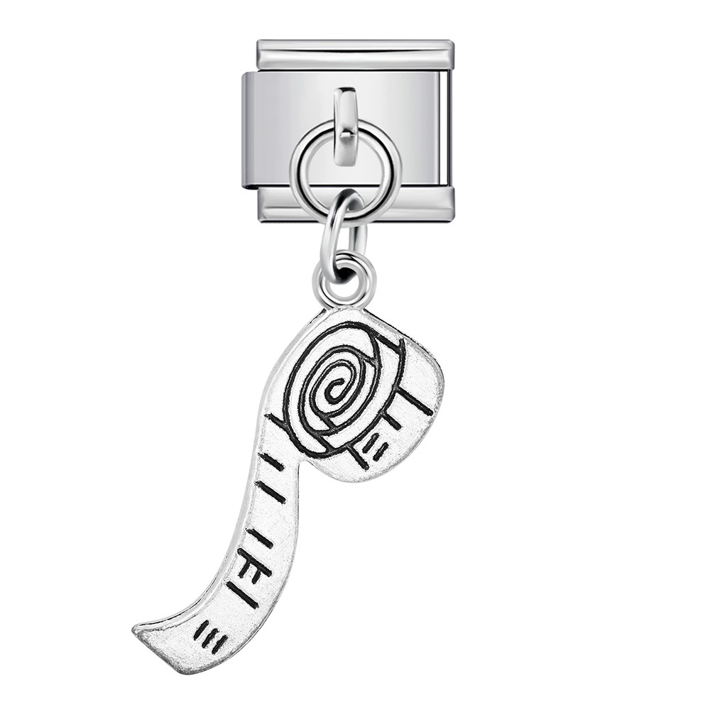 Single tool-shaped pendant Italian modular bracelet hook stainless steel spliced watch strap chain accessory