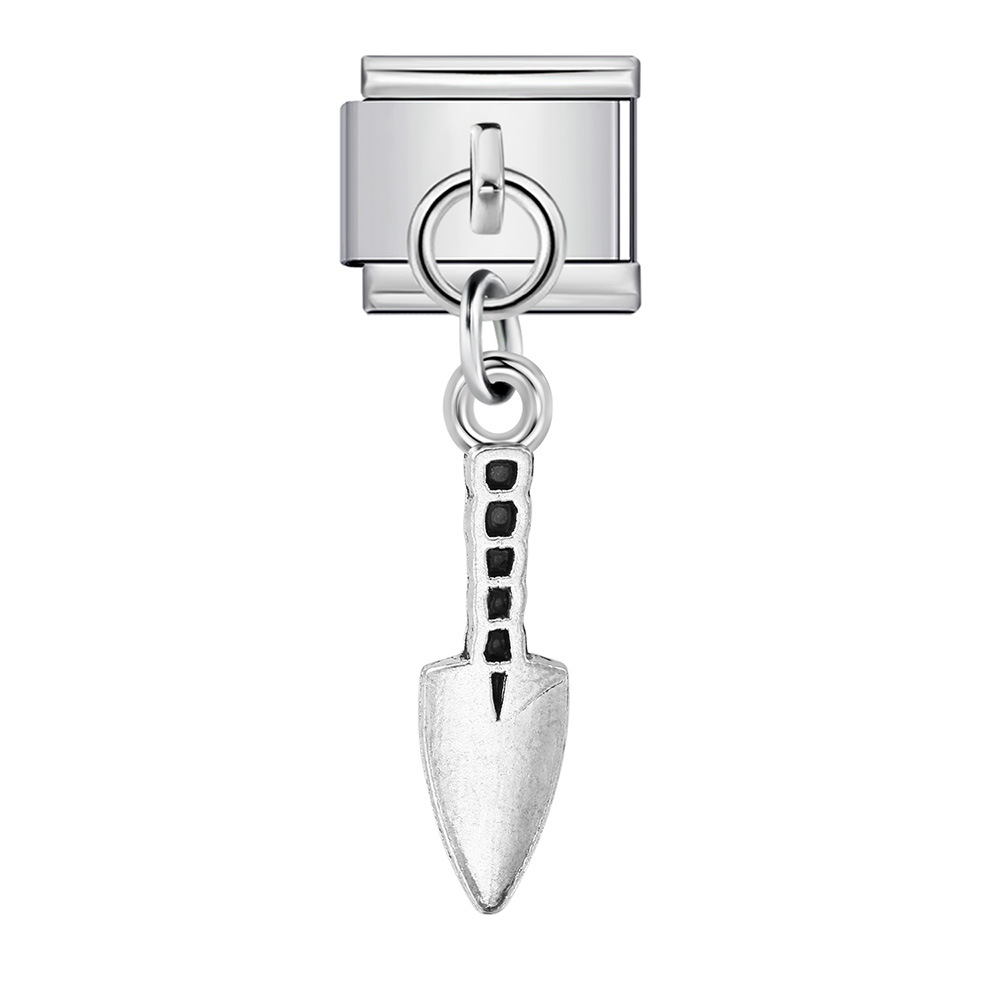 Single tool-shaped pendant Italian modular bracelet hook stainless steel spliced watch strap chain accessory