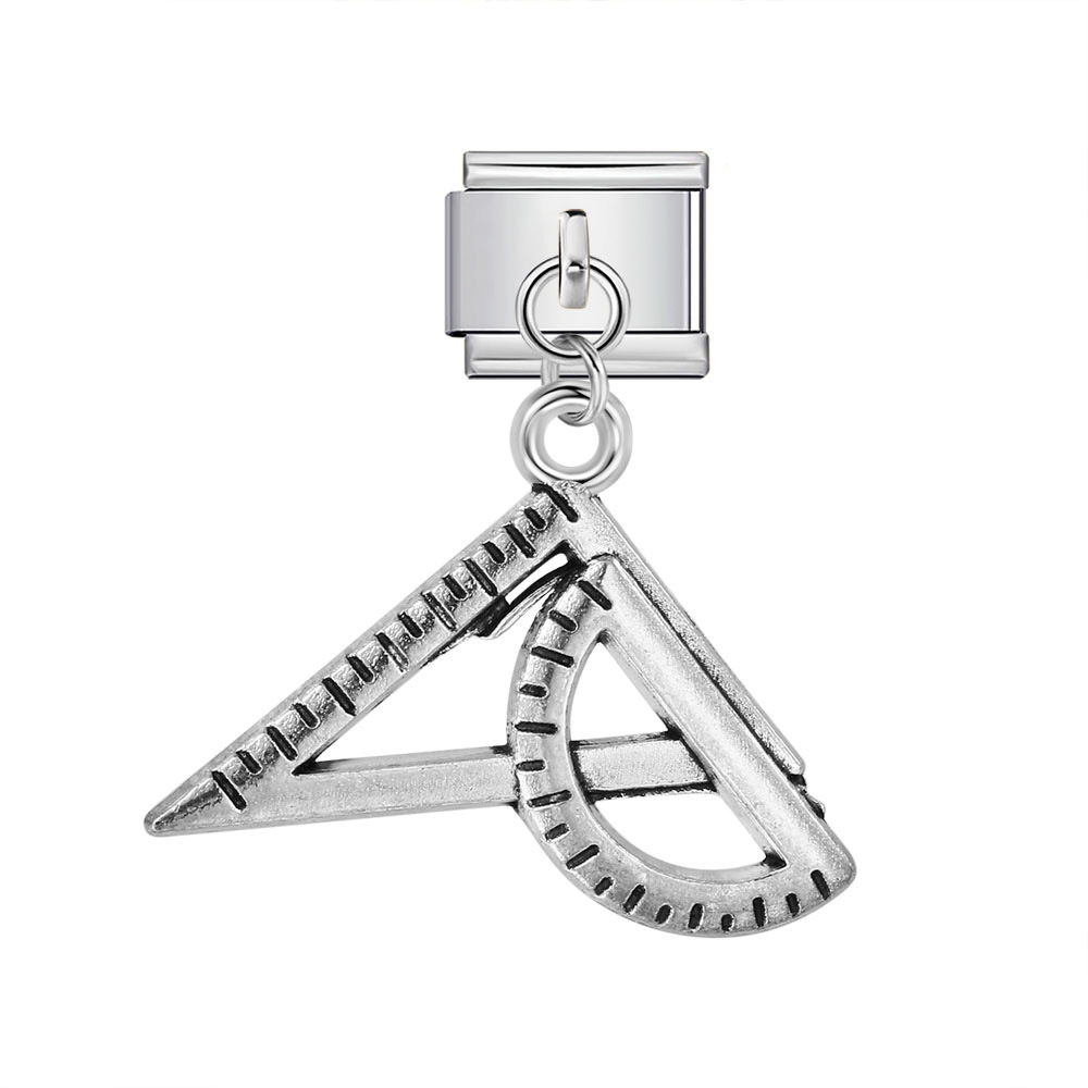 Single tool-shaped pendant Italian modular bracelet hook stainless steel spliced watch strap chain accessory