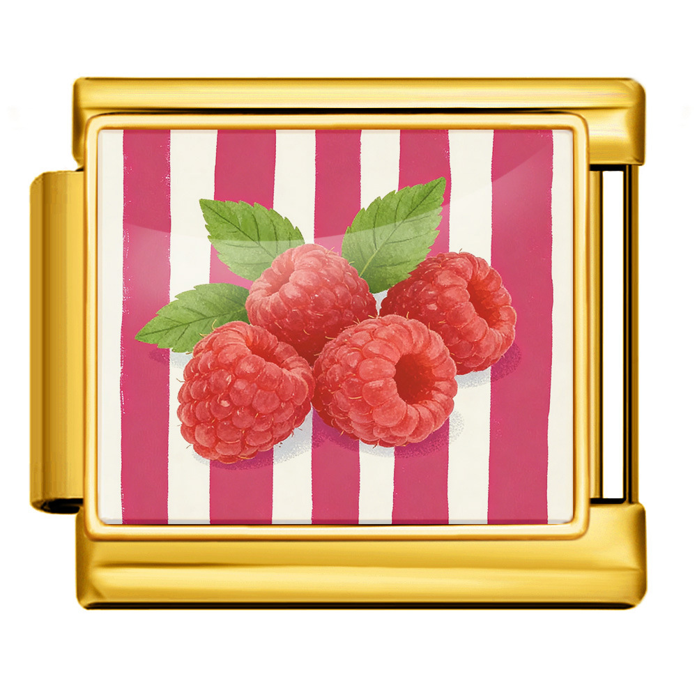 New Fruit Series Italian Modular Bracelet Stainless Steel DIY Elastic Detachable Interlocking Bracelet Jewelry